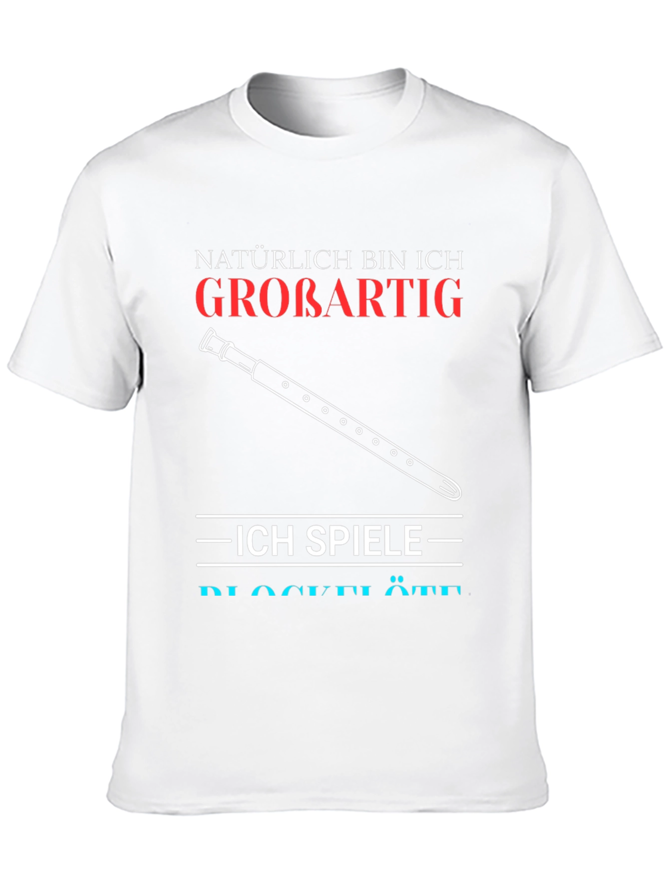 Großartig Recorder Player T-Shirt