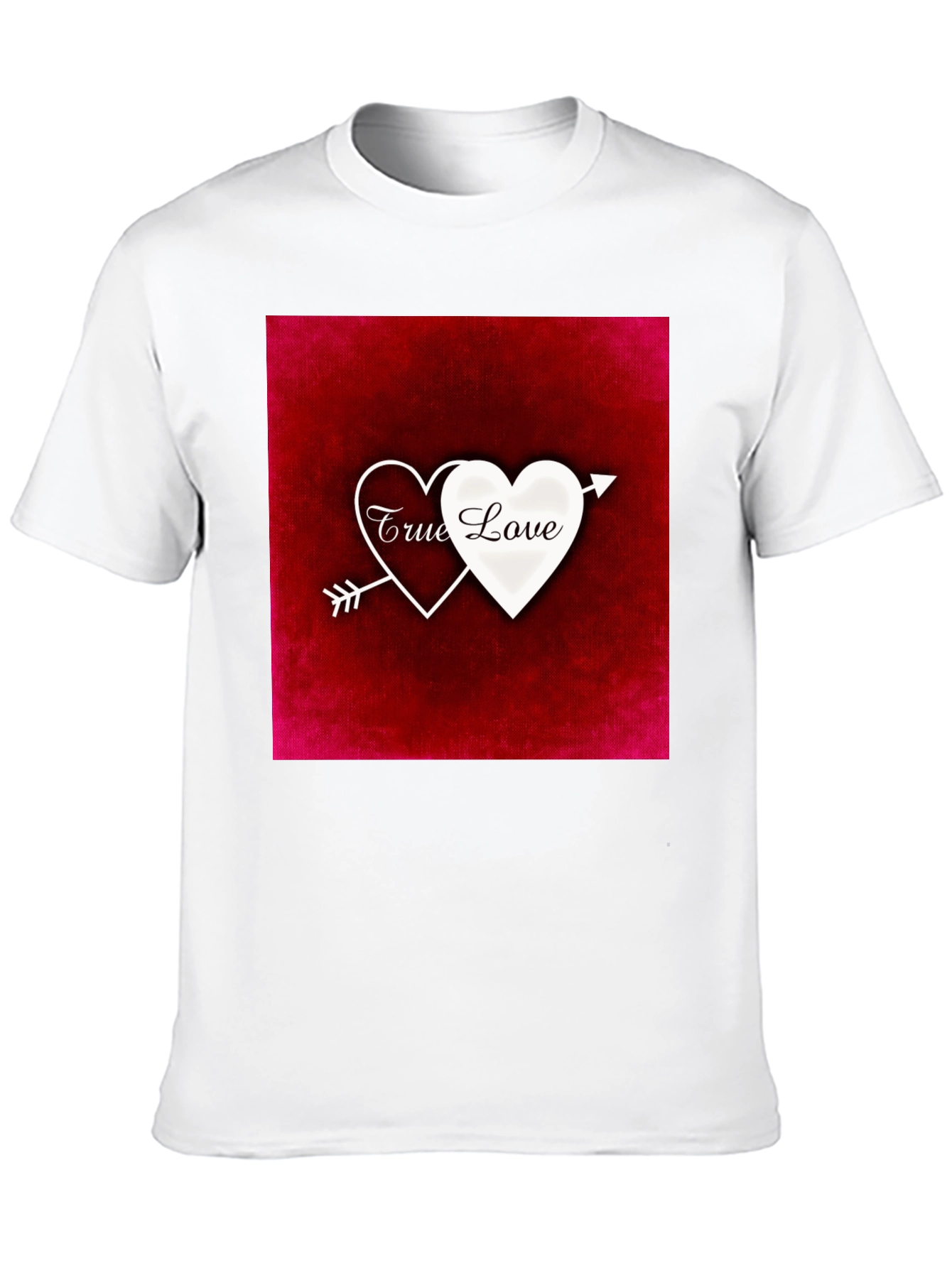 True Love Arrow Heart Graphic T-Shirt