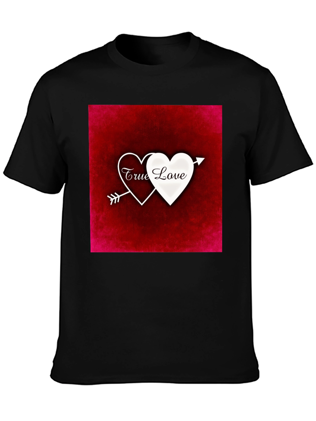 True Love Arrow Heart Graphic T-Shirt