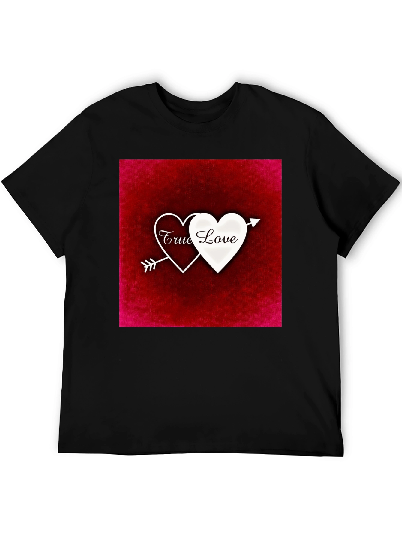 True Love Arrow Heart Graphic T-Shirt
