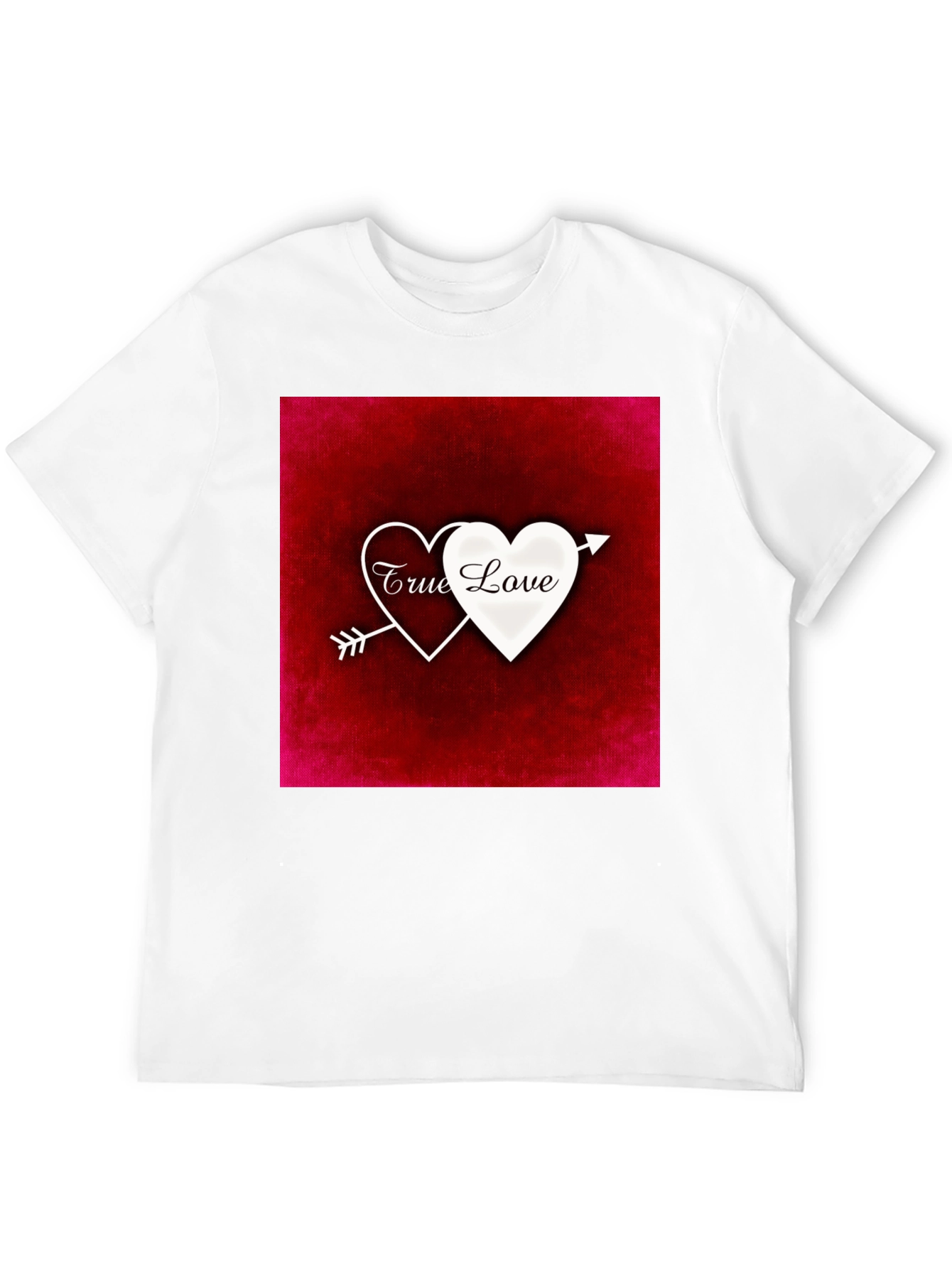 True Love Arrow Heart Graphic T-Shirt