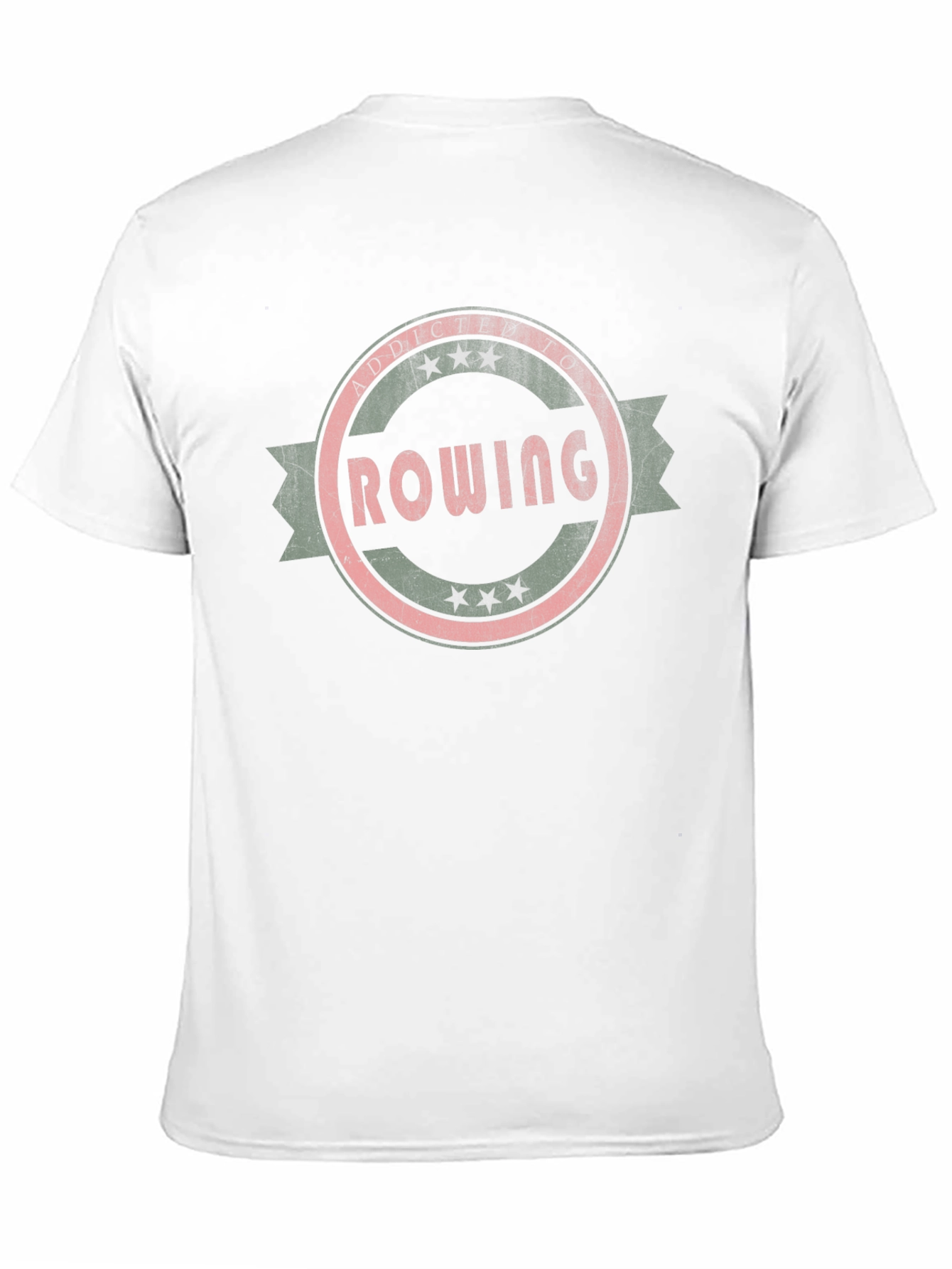 Rowing Addict Retro Style T-Shirt