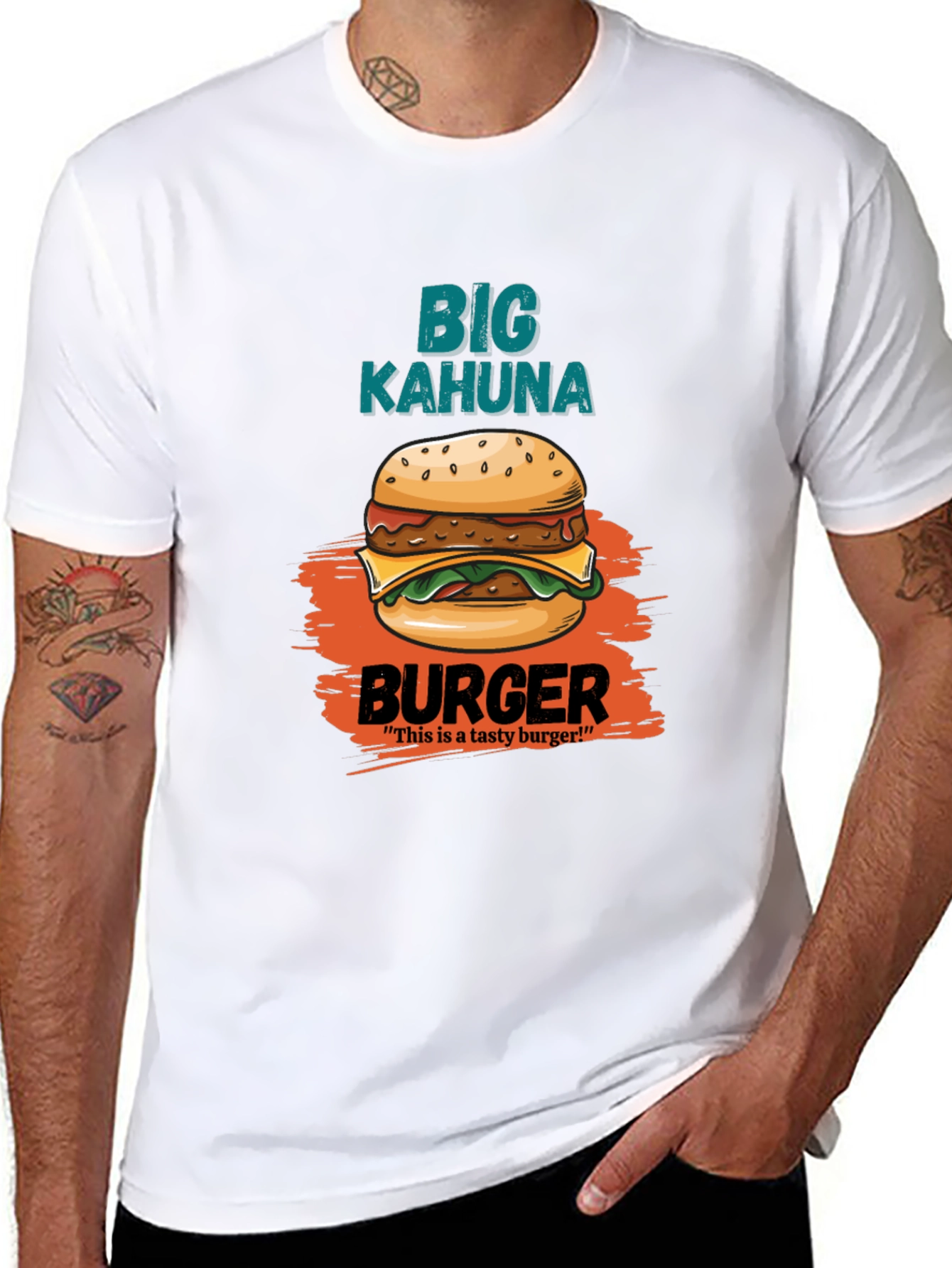 Big Kahuna Burger T-Shirt - Tasty Foodie Tee