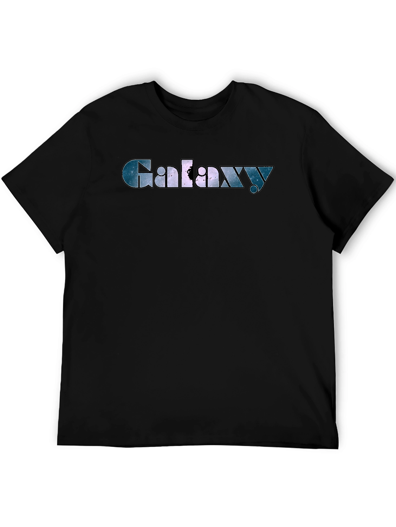 Galaxy Graphic Black T-Shirt - Cosmic Style