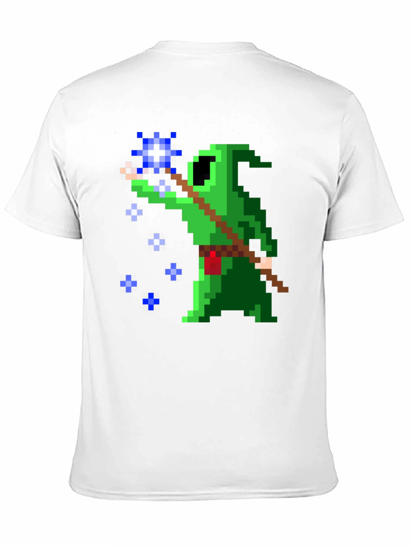 Pixel Art Wizard Graphic T-Shirt