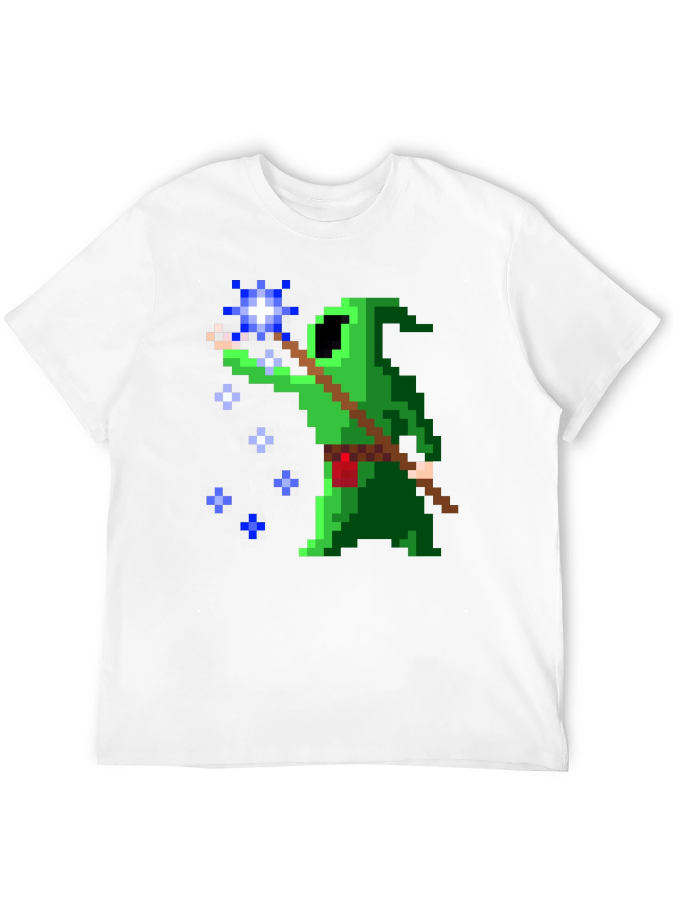 Pixel Art Wizard Graphic T-Shirt