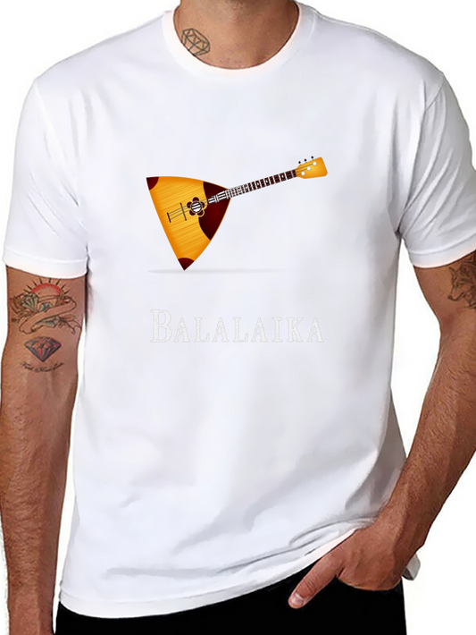 Balalaika Graphic Tee - Musical Instrument T-Shirt