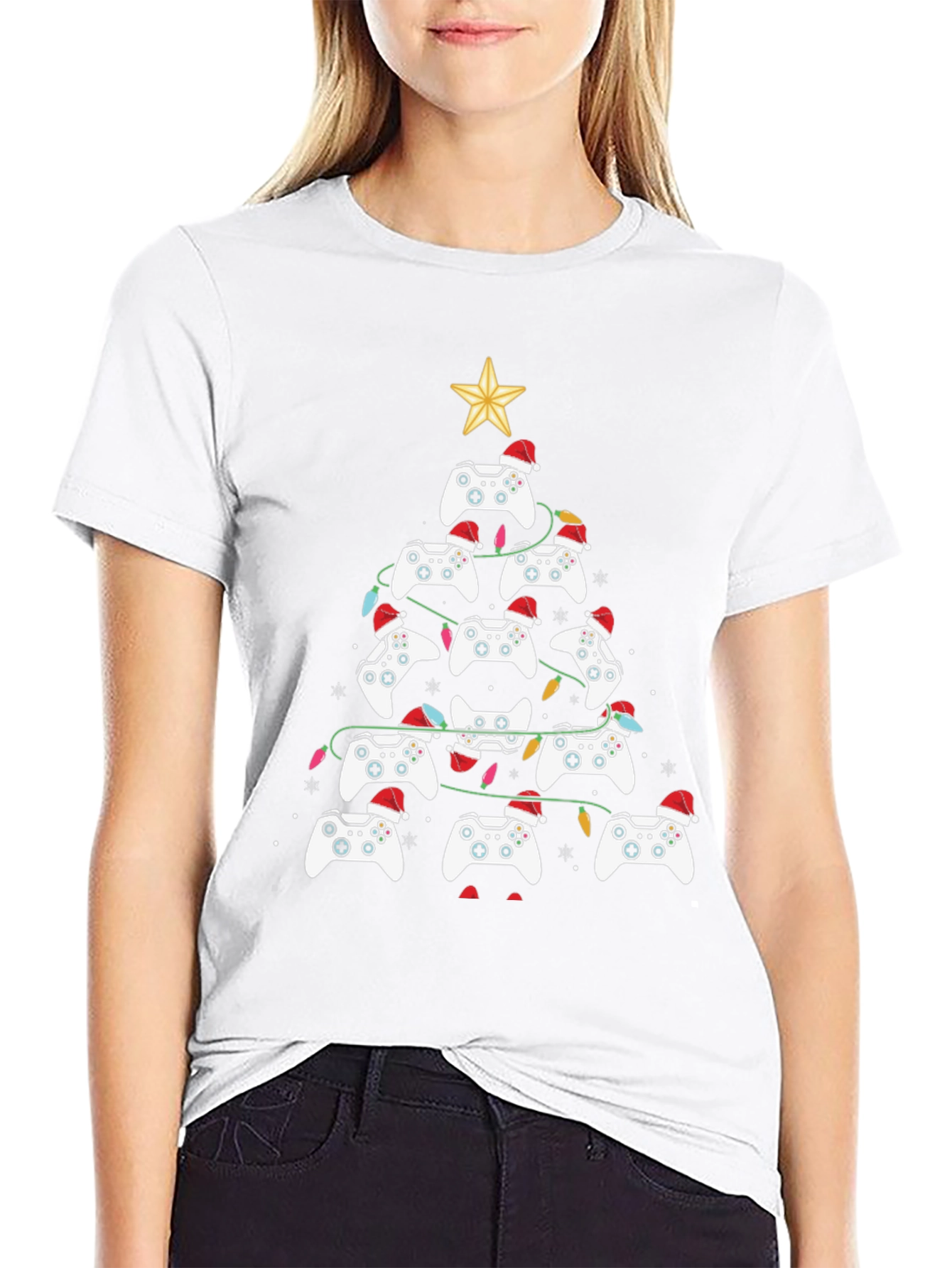 Gamer Christmas Tree T-Shirt