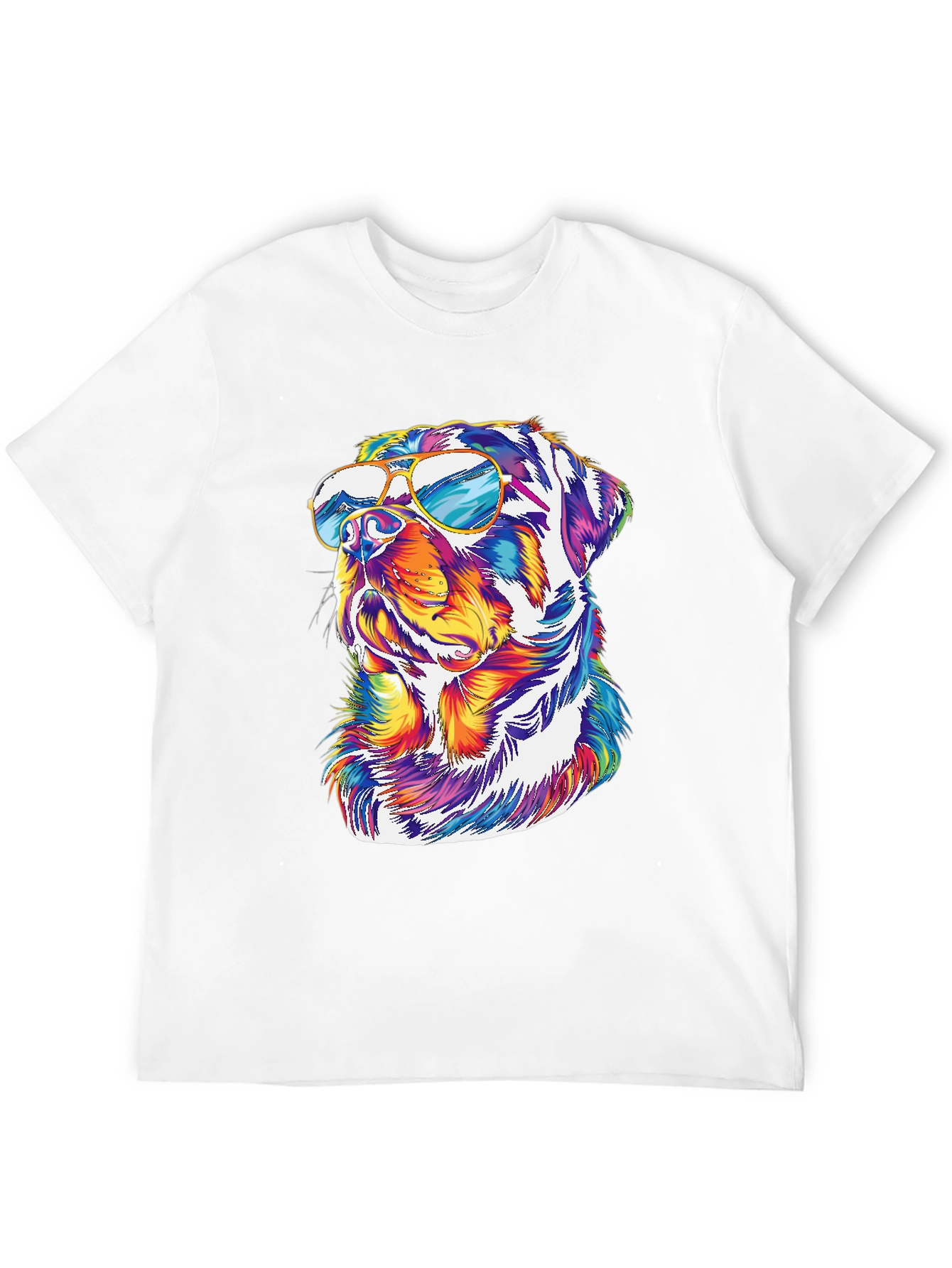 Cool Rottweiler T-Shirt - Dog with Sunglasses