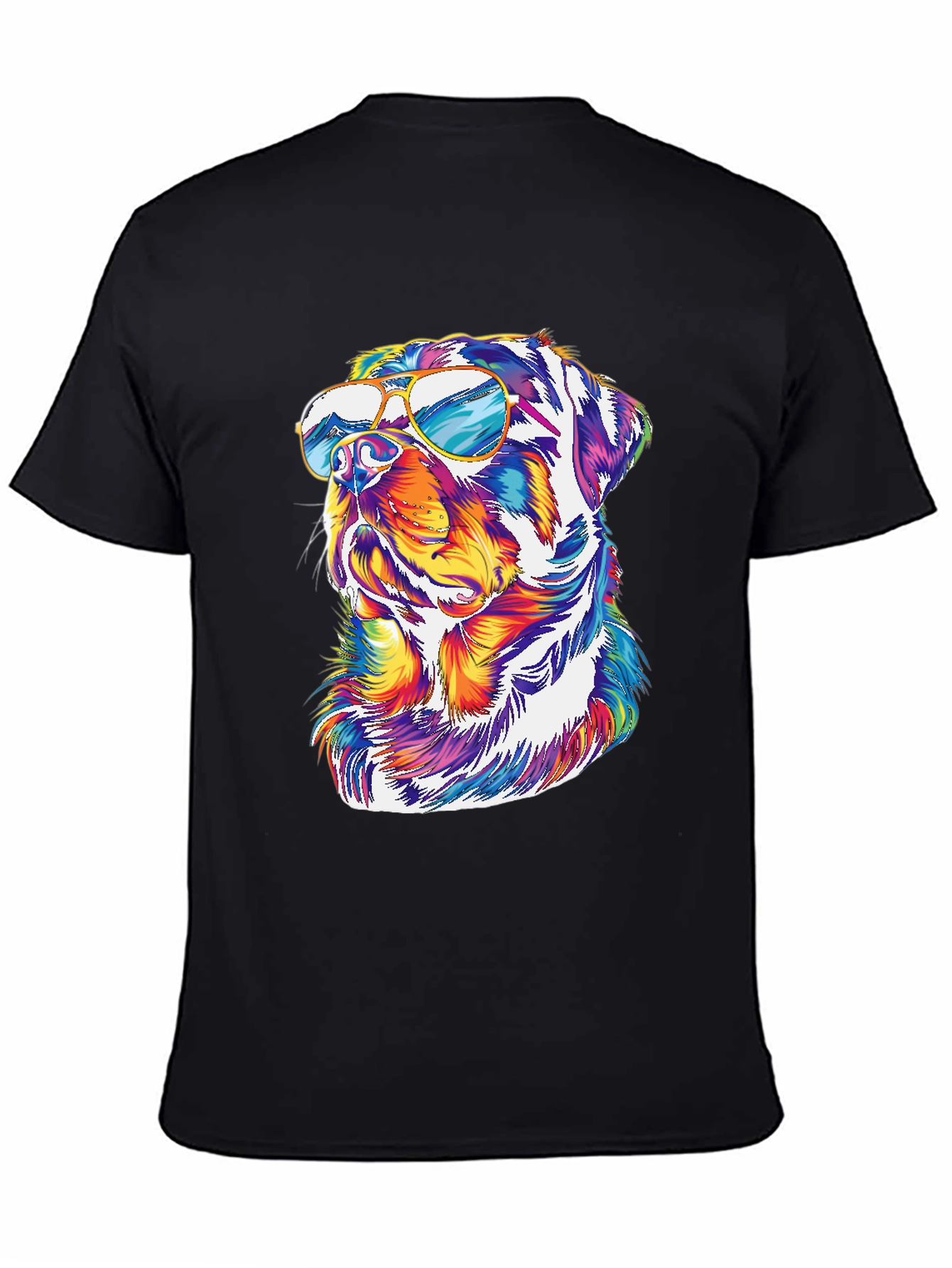 Cool Rottweiler T-Shirt - Dog with Sunglasses