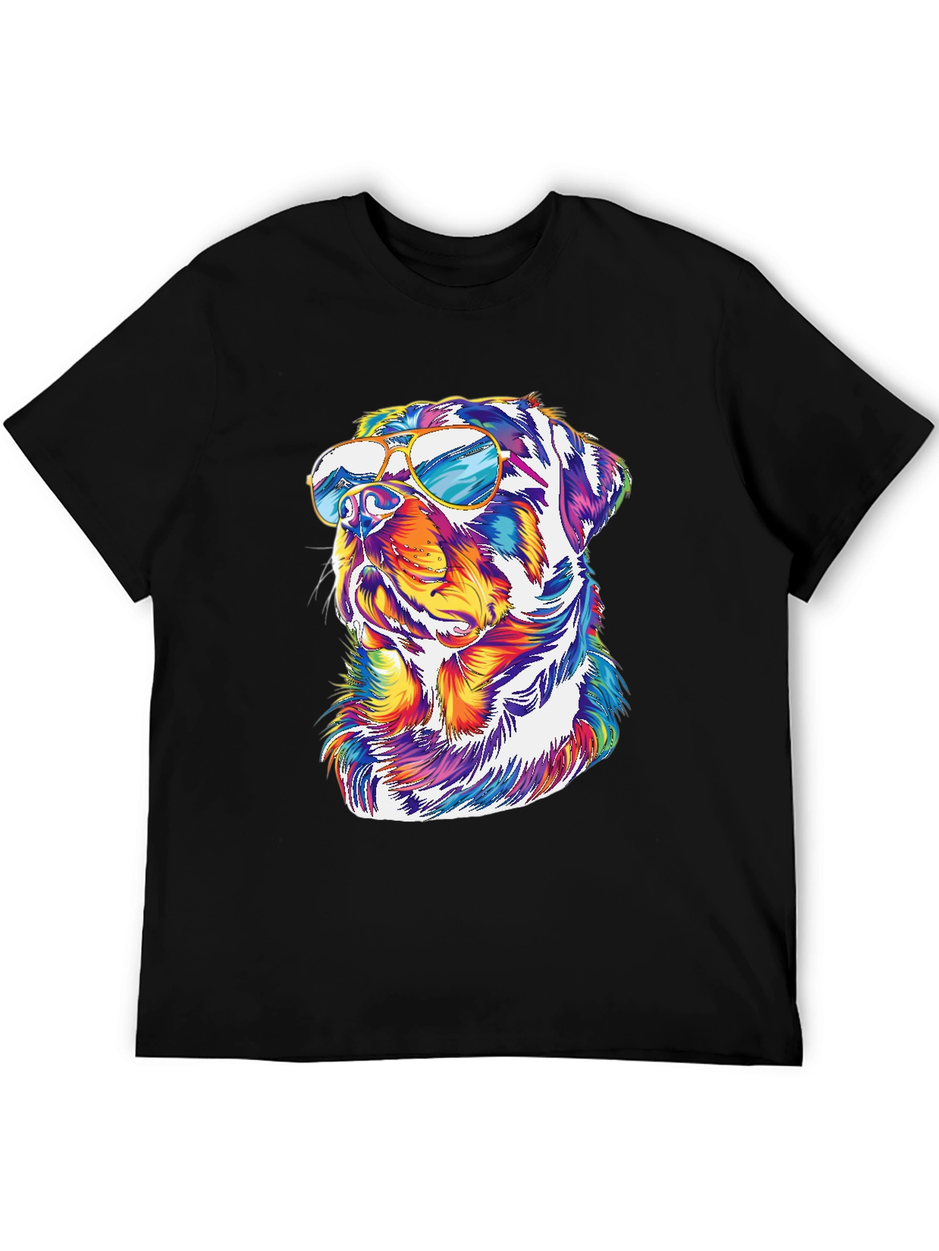 Cool Rottweiler T-Shirt - Dog with Sunglasses