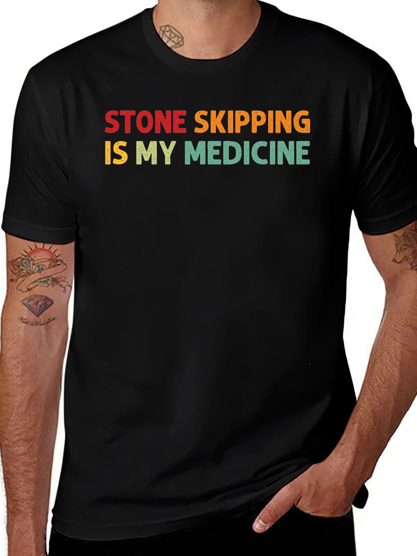 Stone Skipping Medicine T-Shirt - Unisex