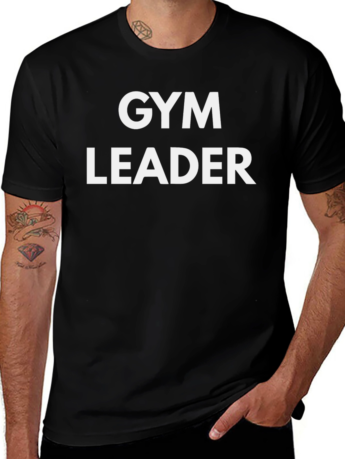 Gym Leader Graphic Tee - Bold Statement Shirt