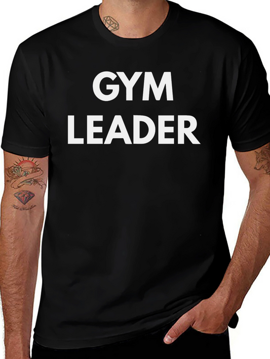 Gym Leader Graphic Tee - Bold Statement Shirt