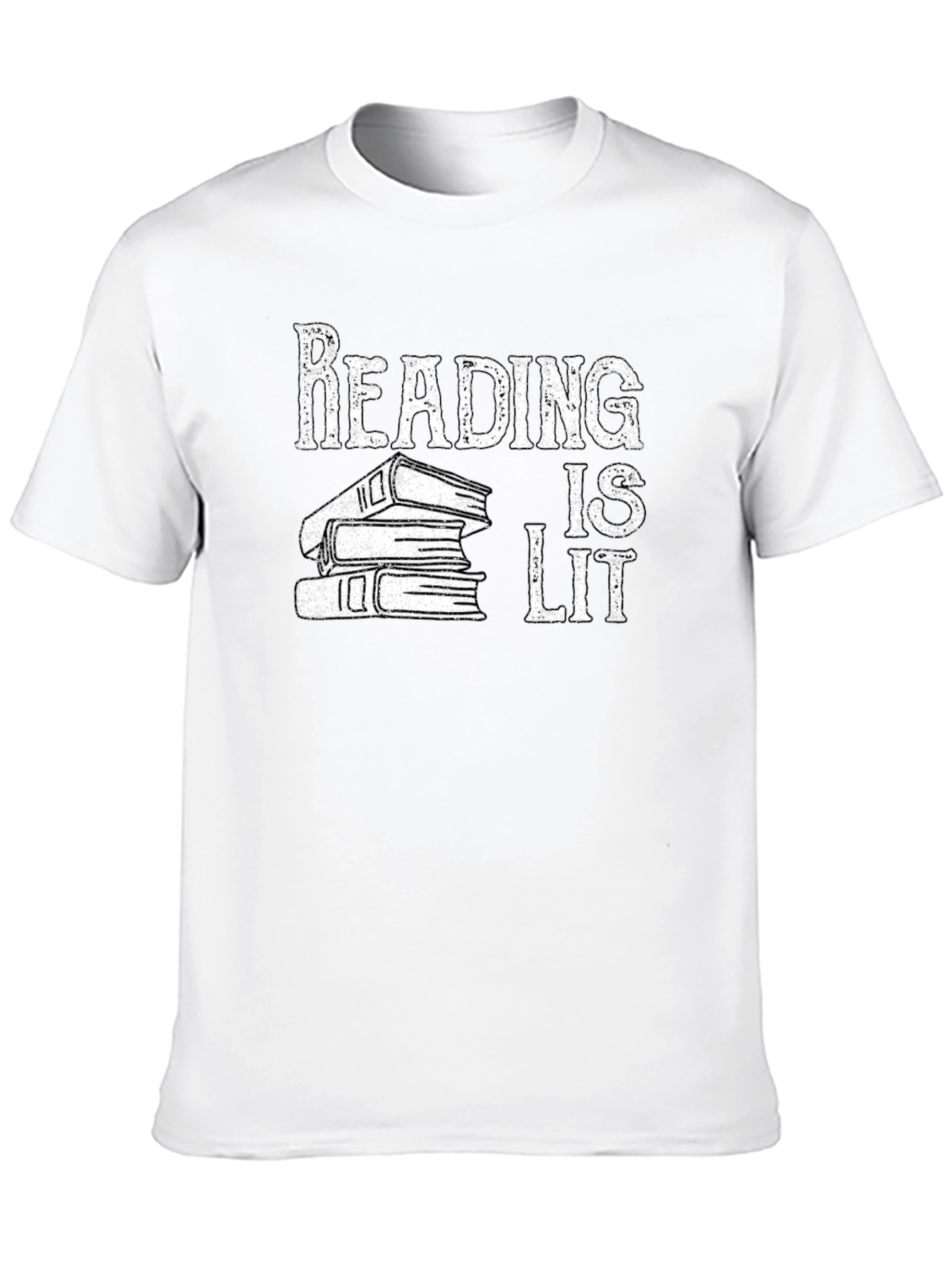 Reading is Lit Black Graphic Tee