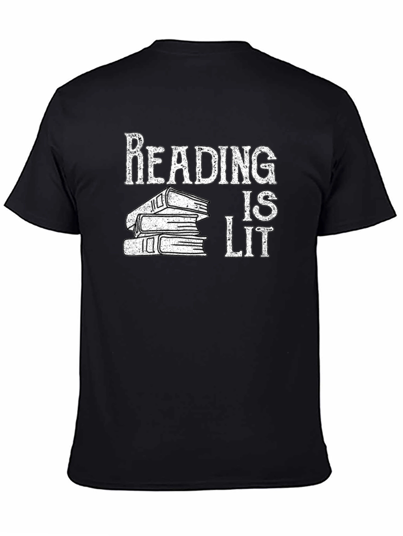 Reading is Lit Black Graphic Tee