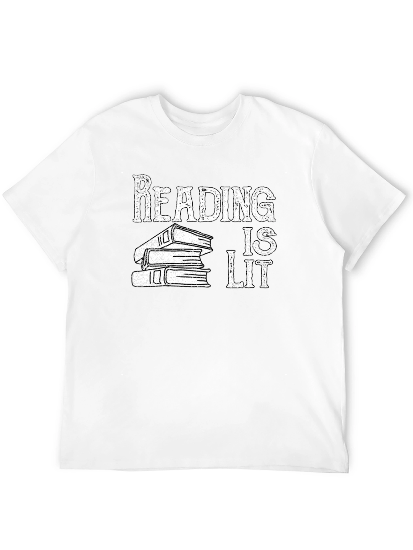 Reading is Lit Black Graphic Tee