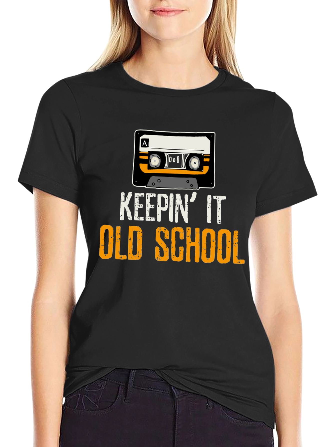 Keepin It Old School Retro Cassette T-Shirt