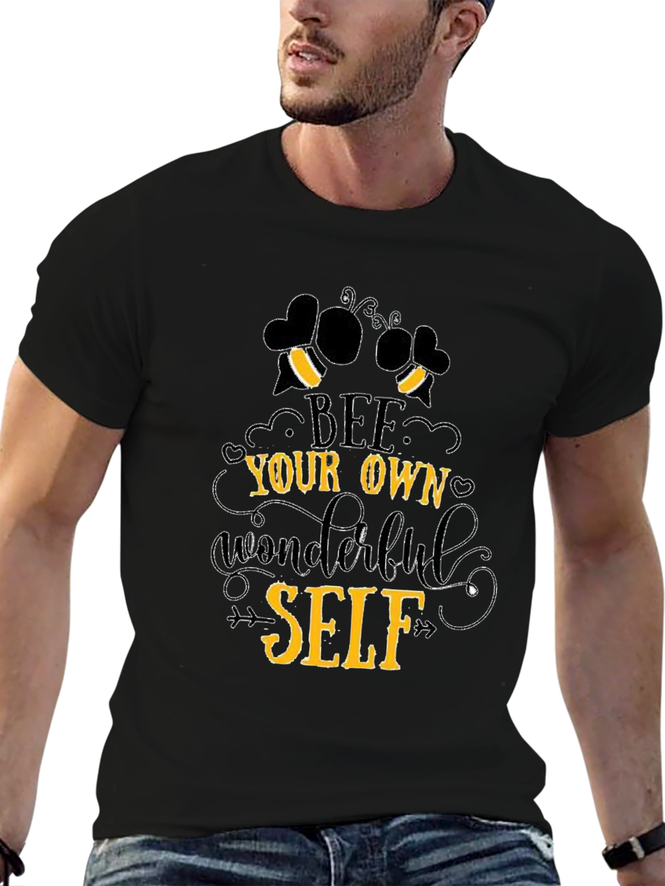 Bee Yourself T-Shirt - Inspirational Graphic Tee