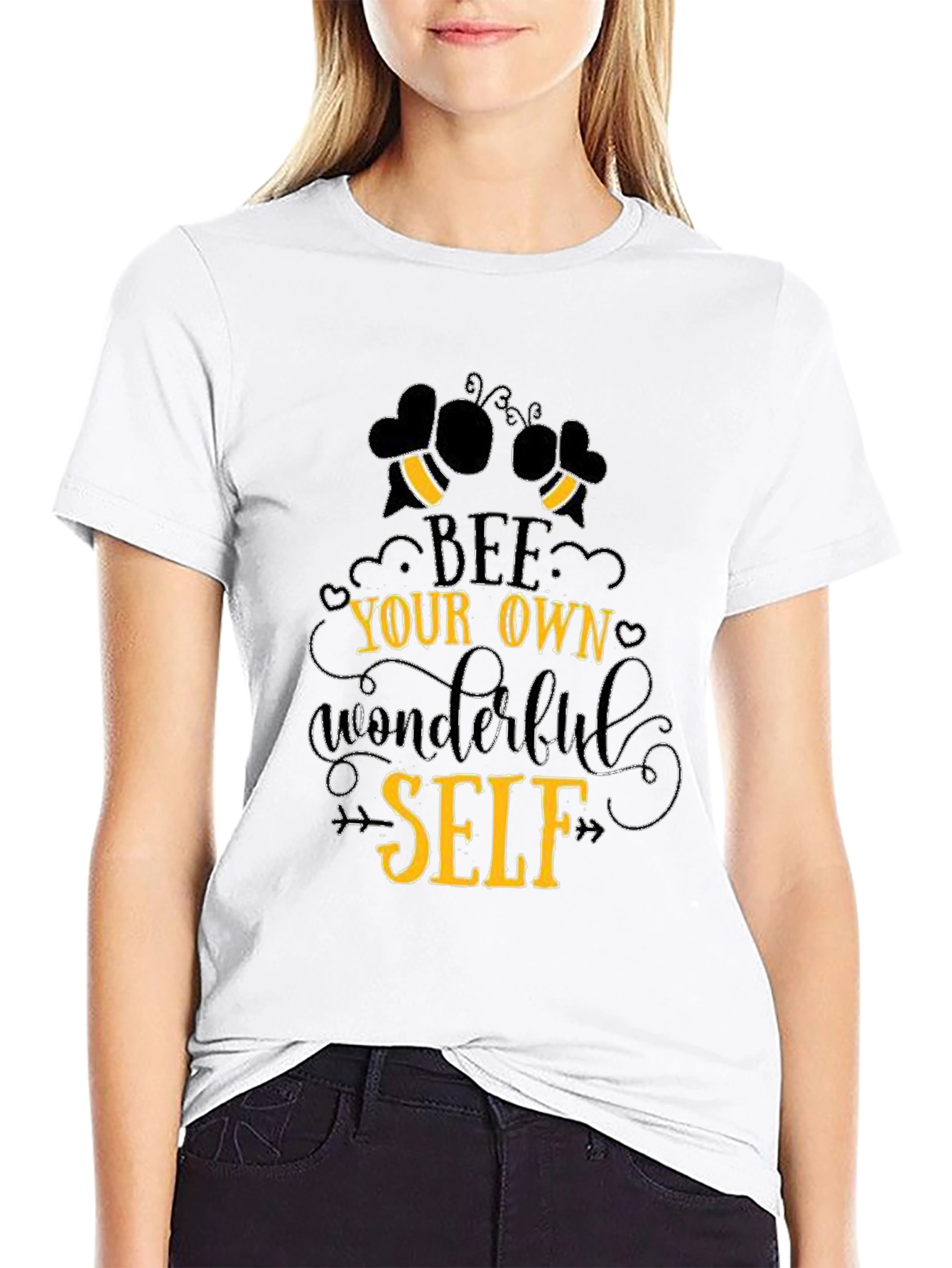 Bee Yourself T-Shirt - Inspirational Graphic Tee
