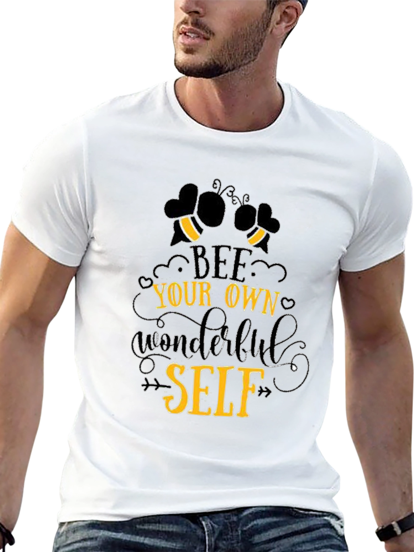 Bee Yourself T-Shirt - Inspirational Graphic Tee