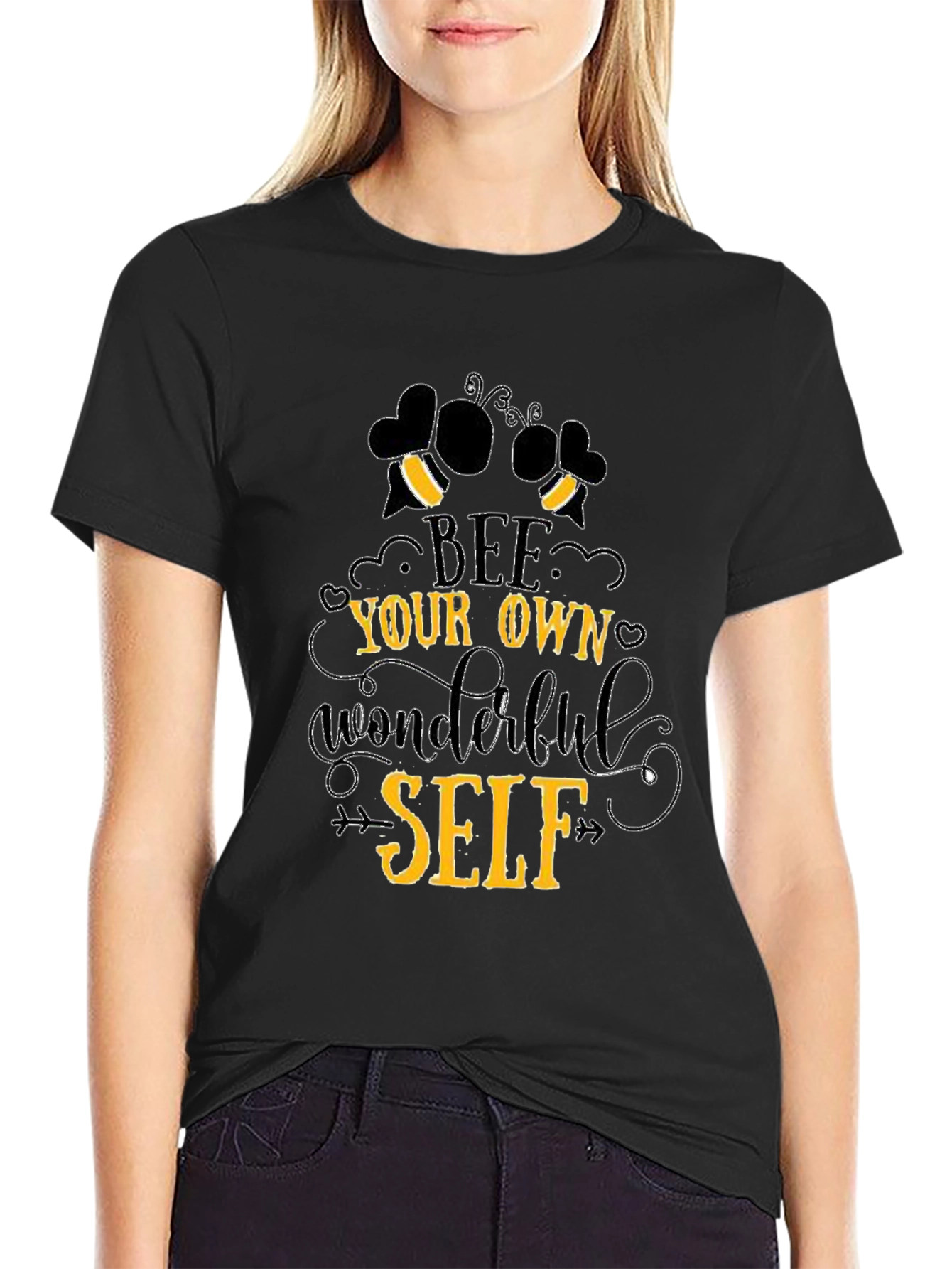 Bee Yourself T-Shirt - Inspirational Graphic Tee