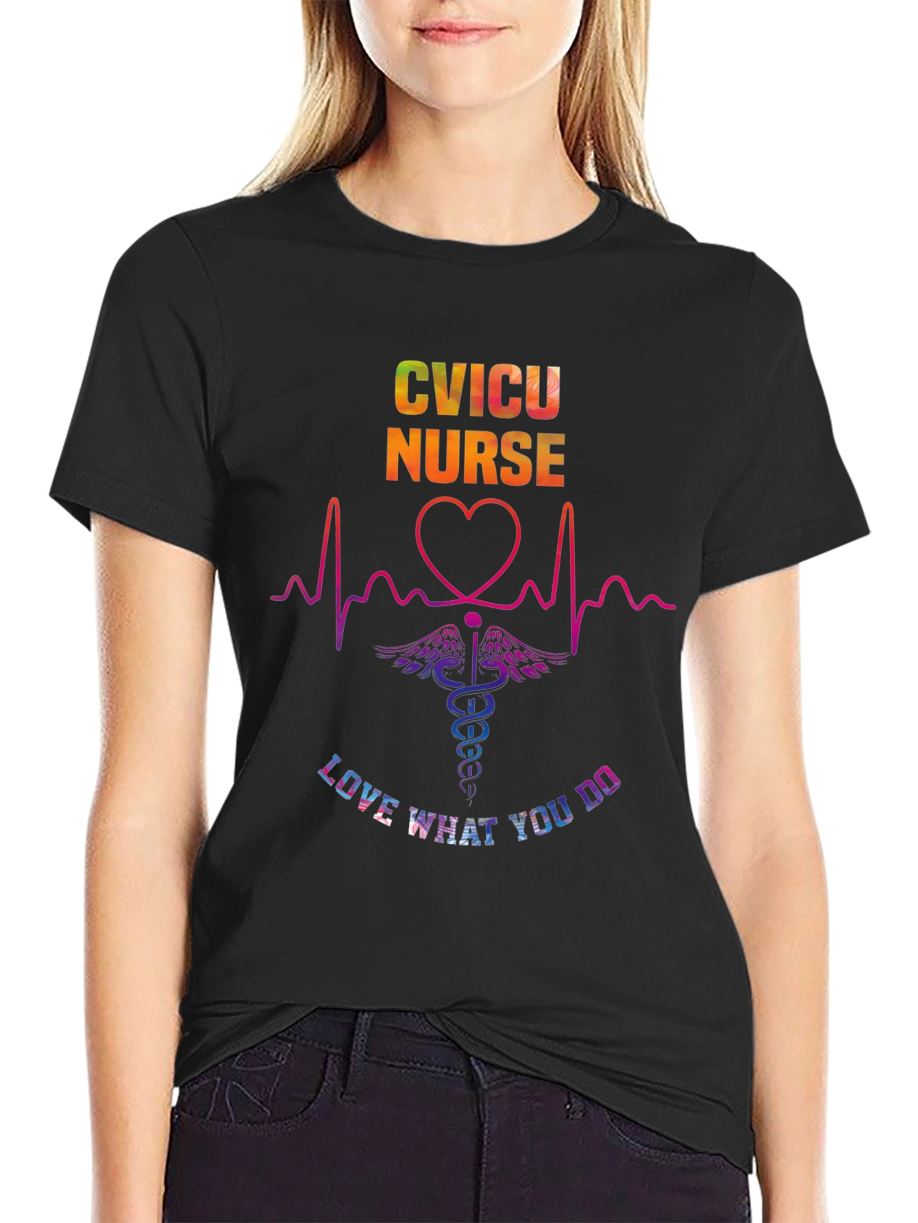 CVICU Nurse Love What You Do T-Shirt