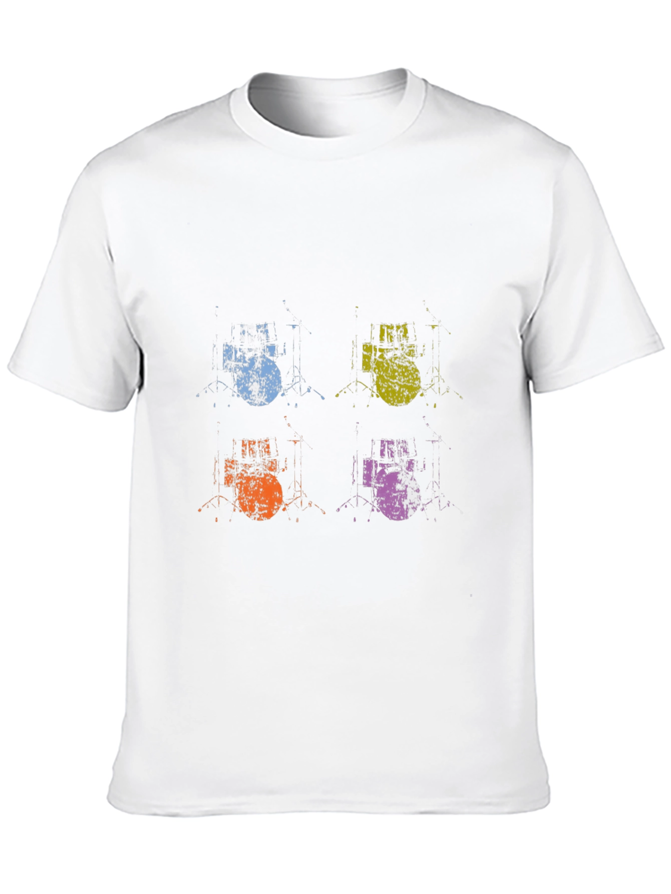 Retro Drum Kit Pop Art T-Shirt