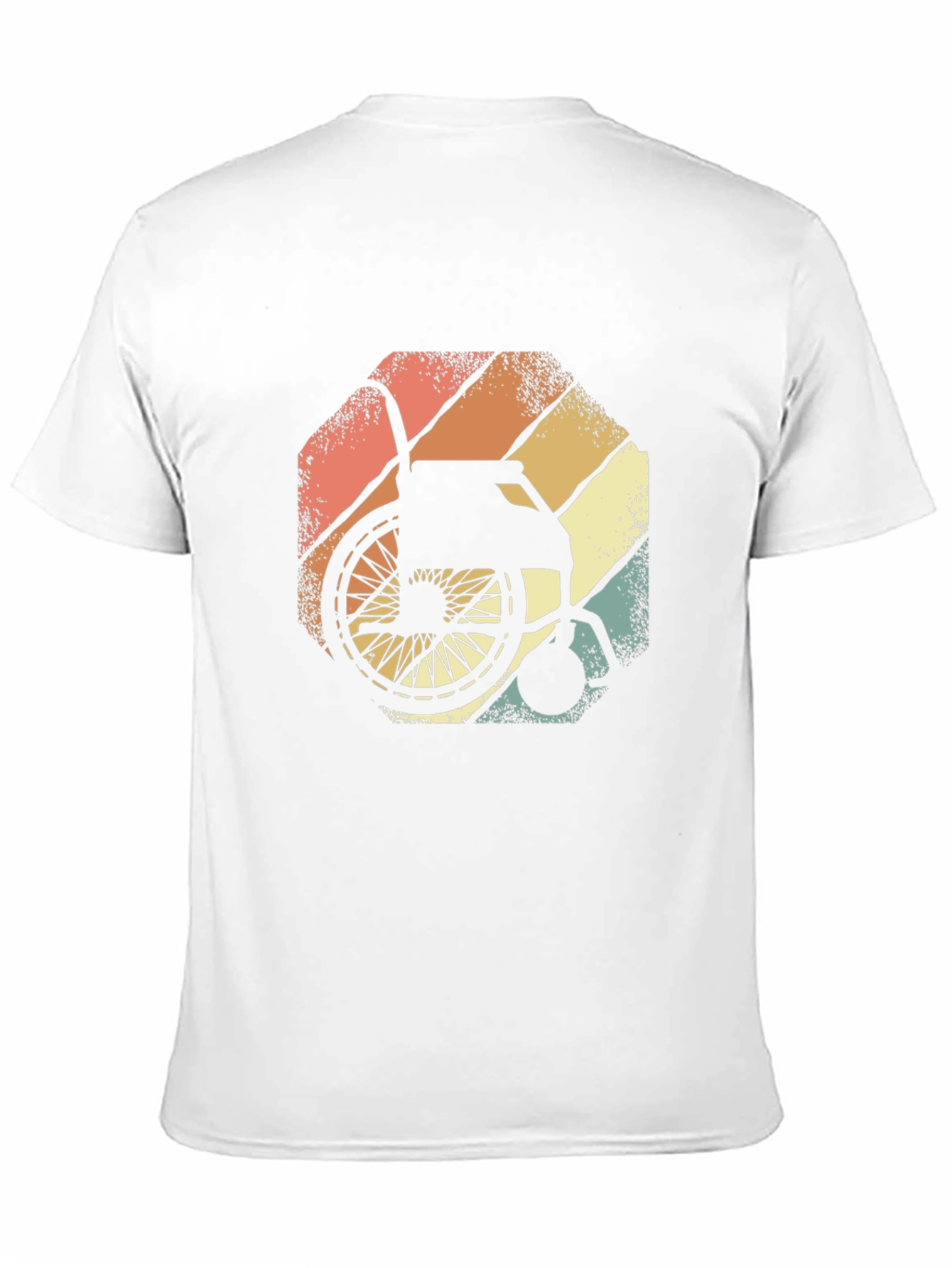 Wheelchair Sunset Graphic Tee - Black