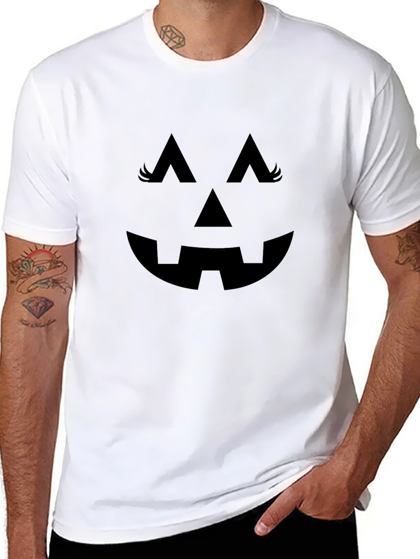 Spooky Pumpkin Face T-Shirt