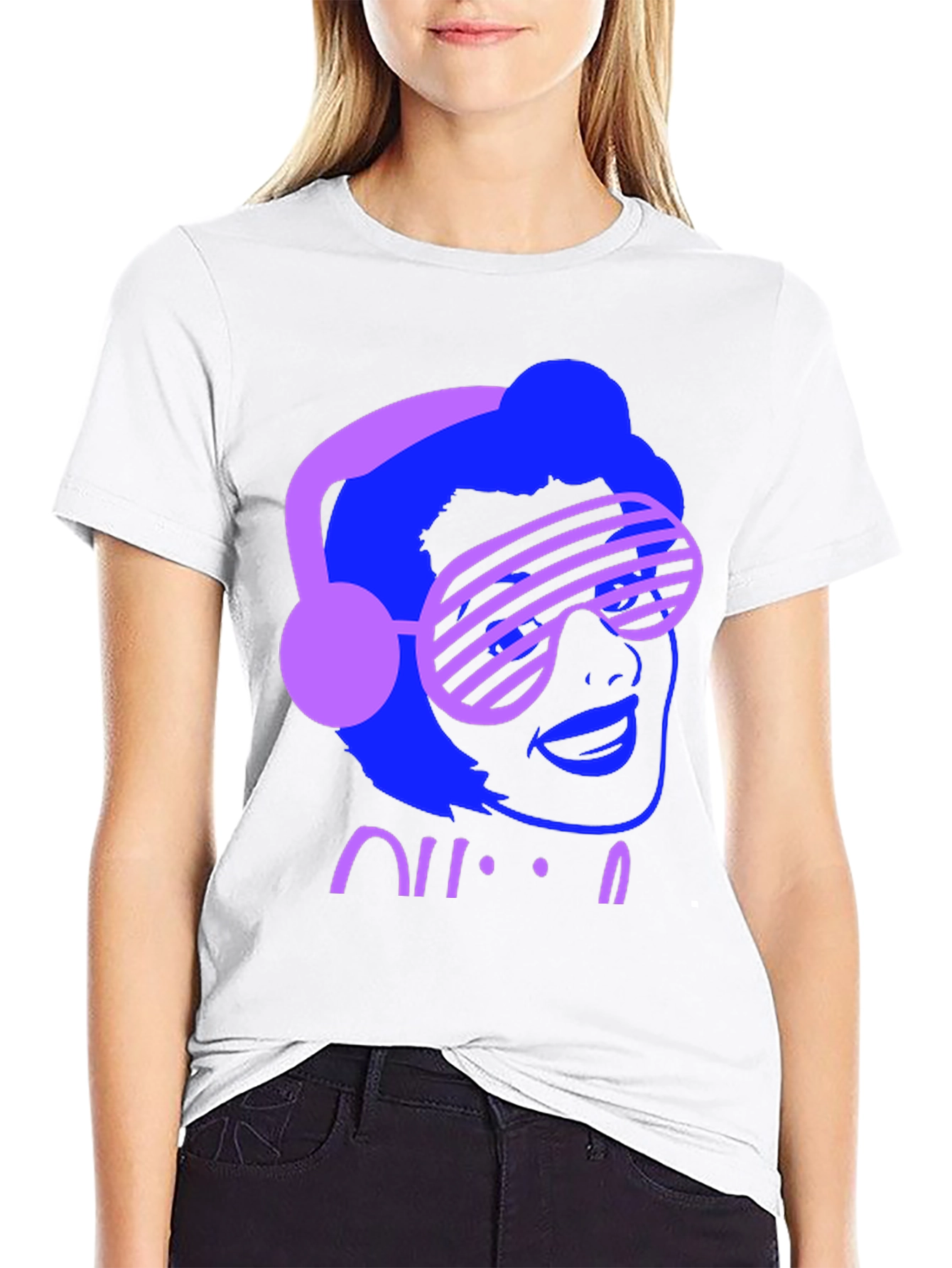 Retro 80s Neon Graphic T-Shirt