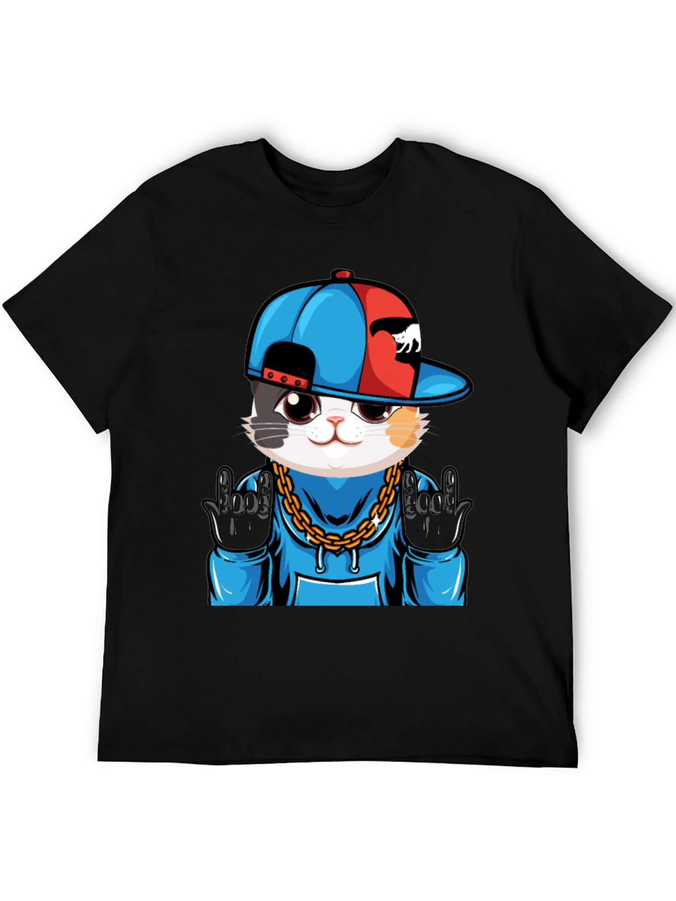 Cool Cat Graphic Tee - Urban Style