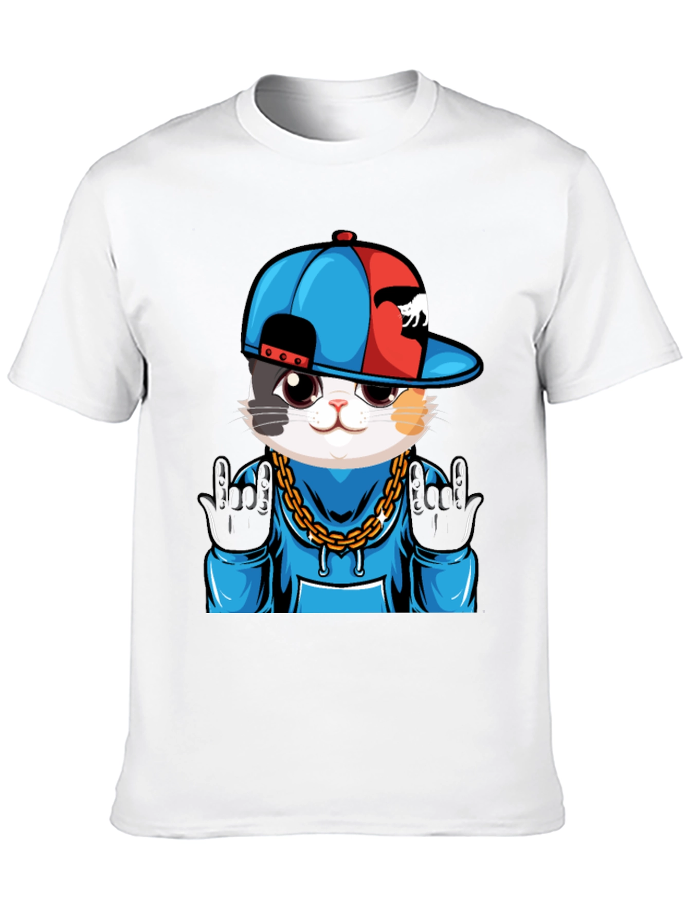Cool Cat Graphic Tee - Urban Style