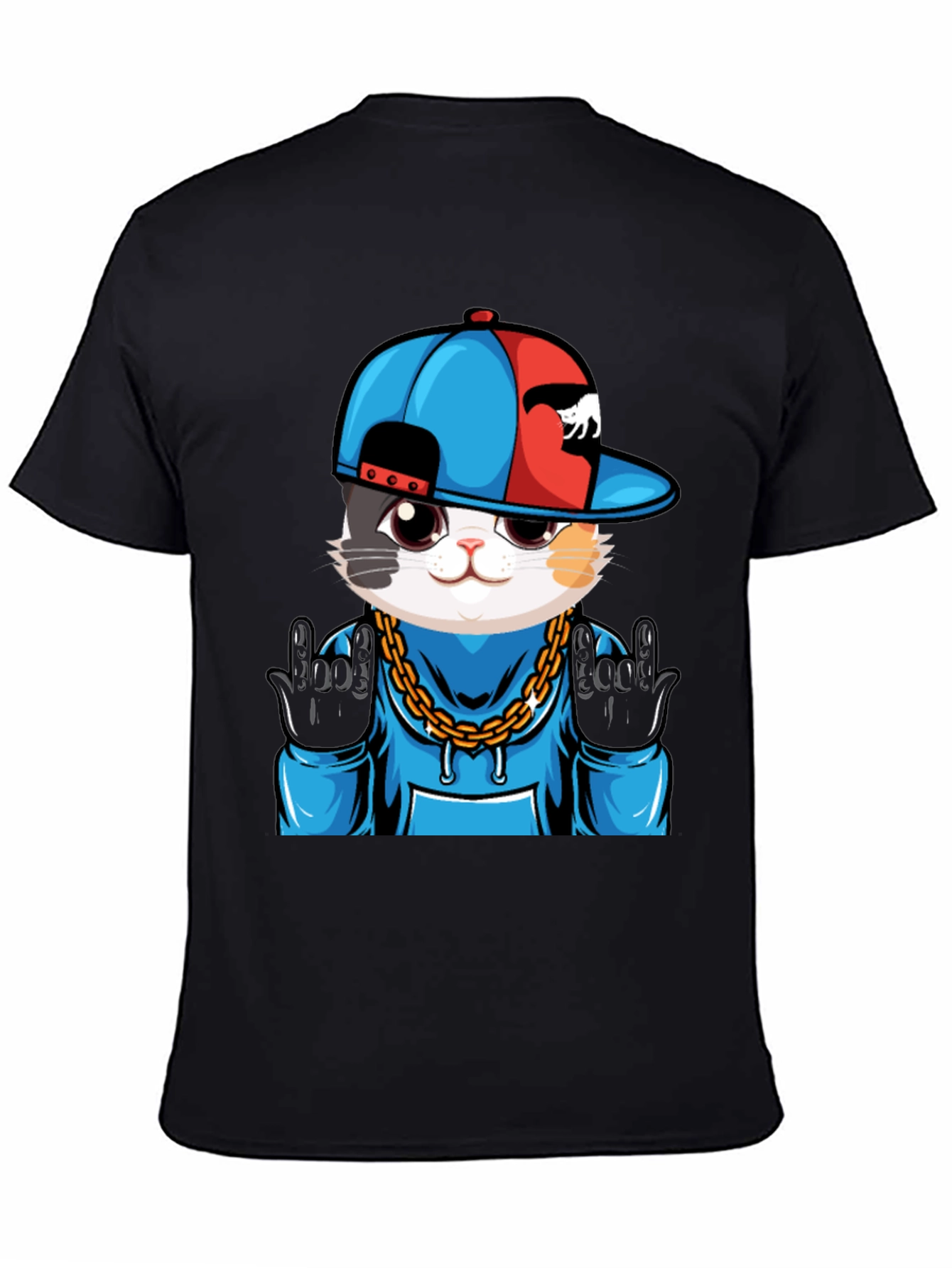 Cool Cat Graphic Tee - Urban Style