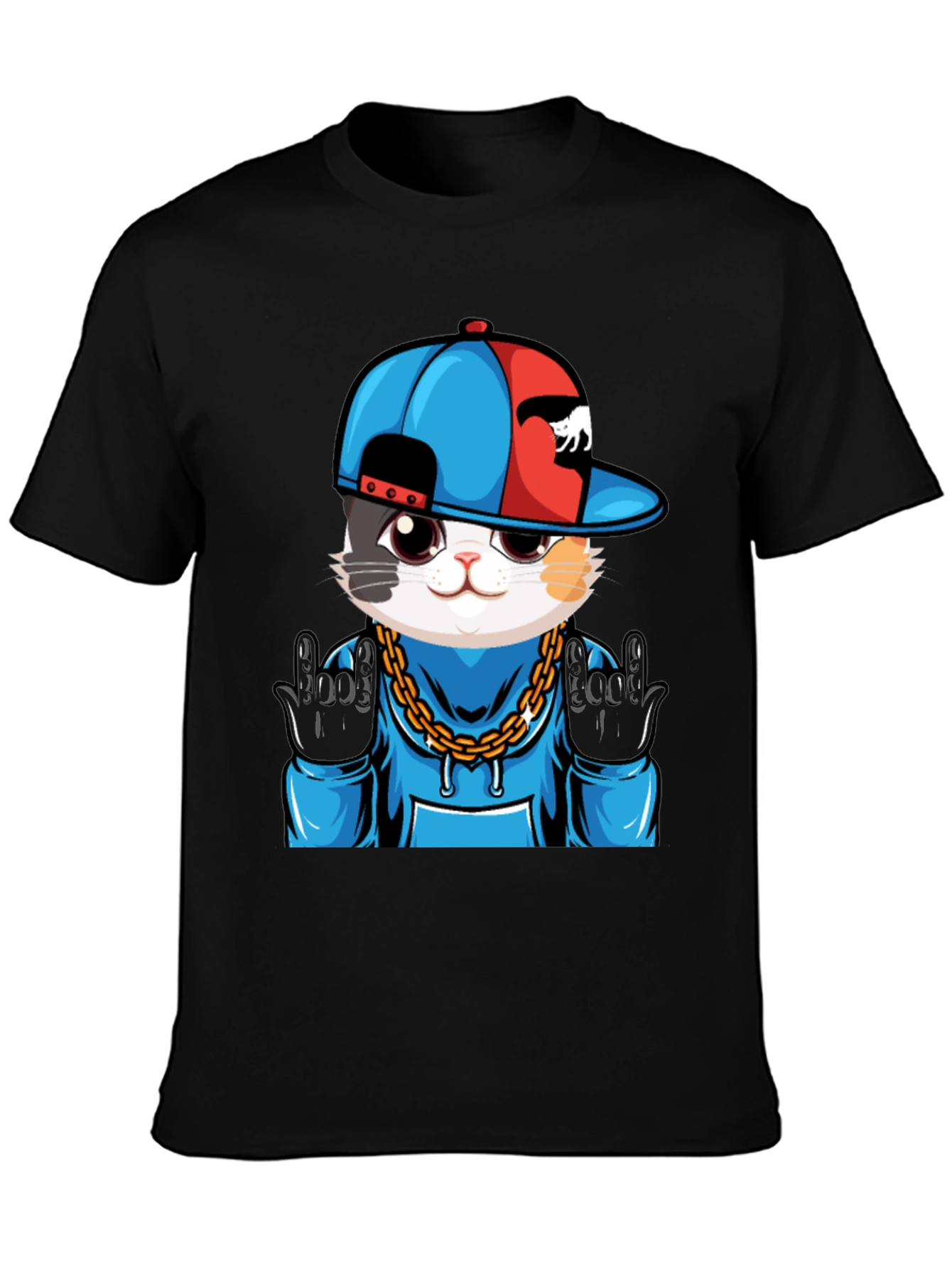 Cool Cat Graphic Tee - Urban Style