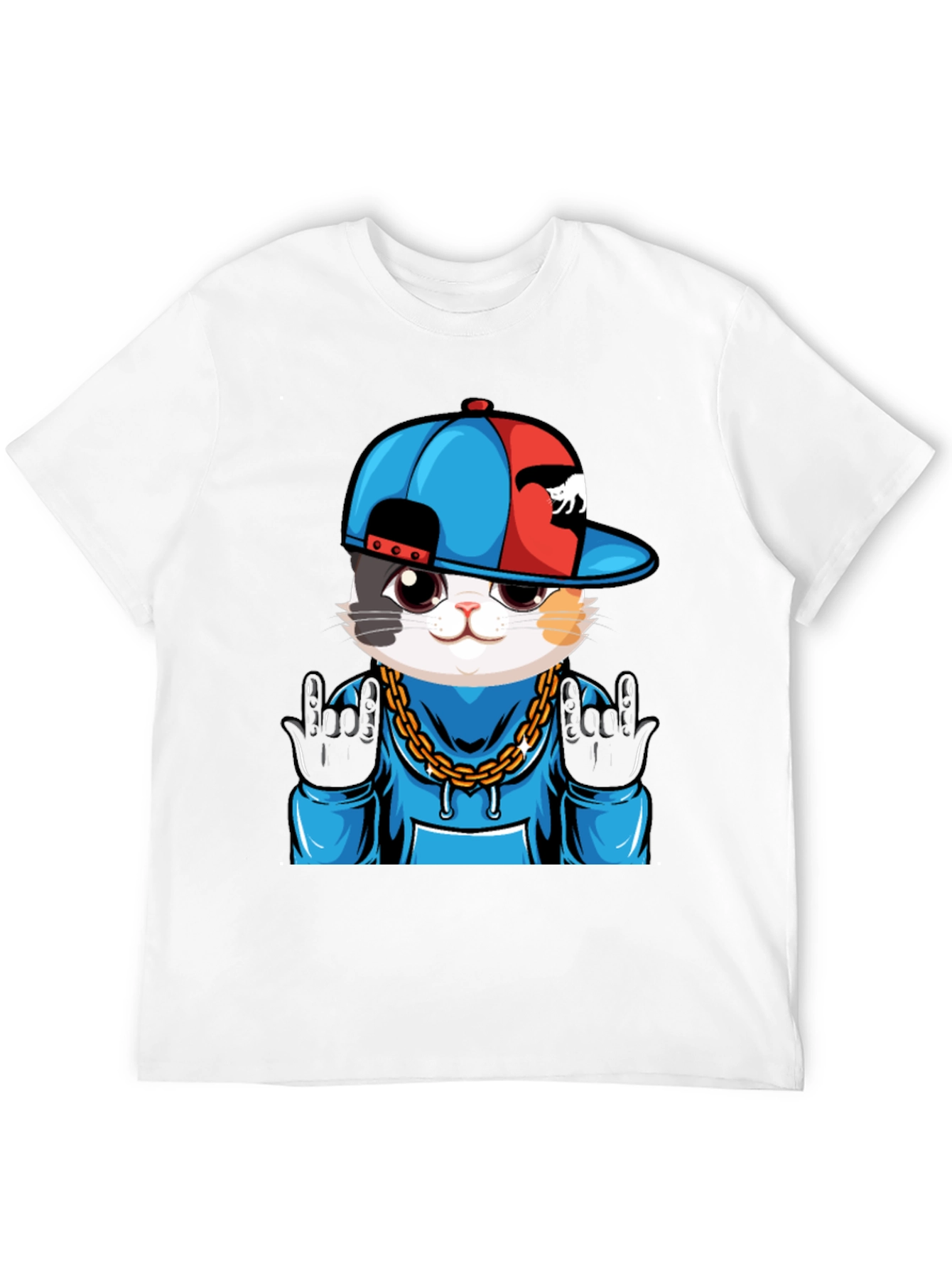 Cool Cat Graphic Tee - Urban Style