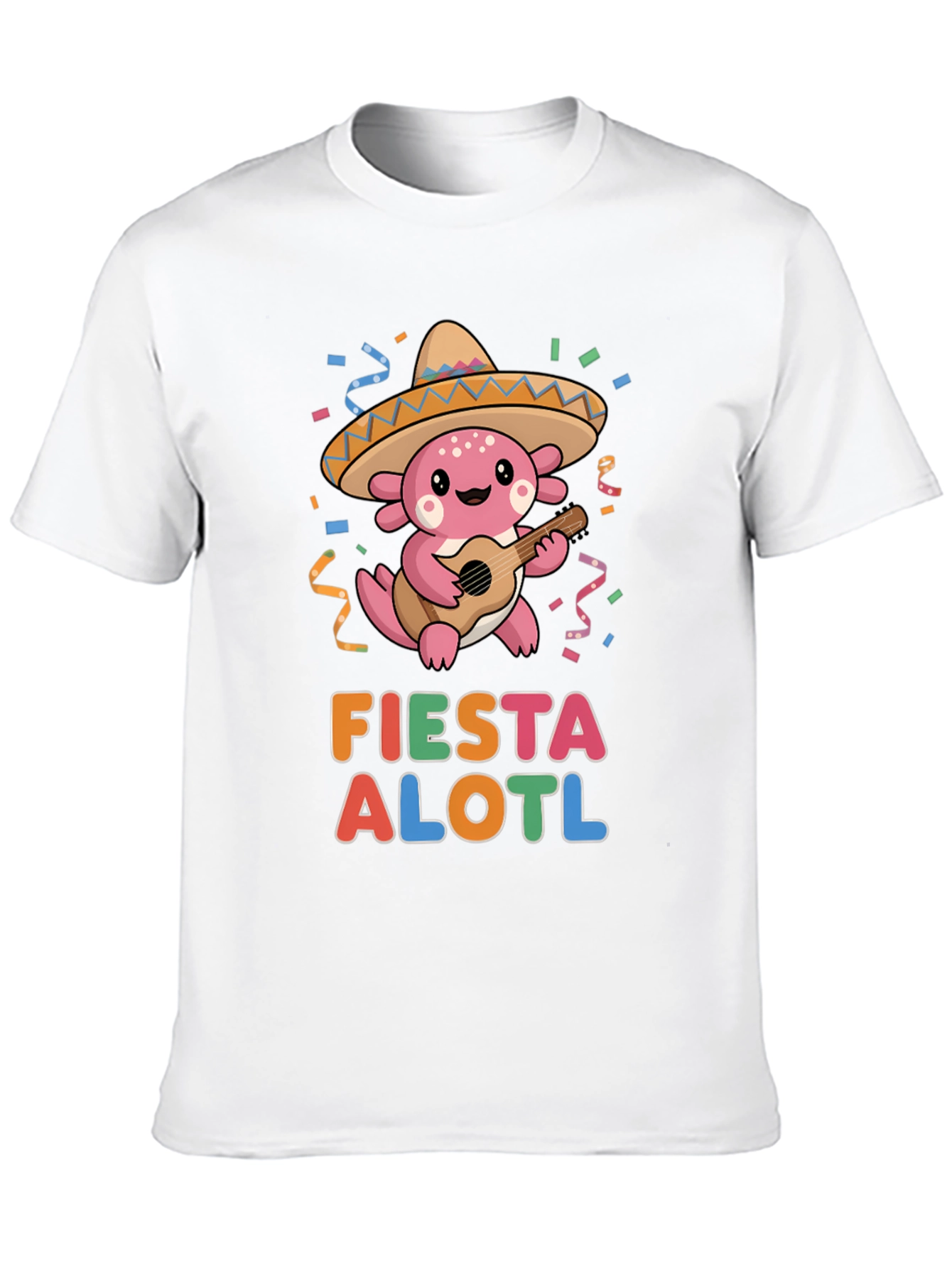 Fiesta Alotl T-Shirt - Funny Axolotl Cinco De Mayo