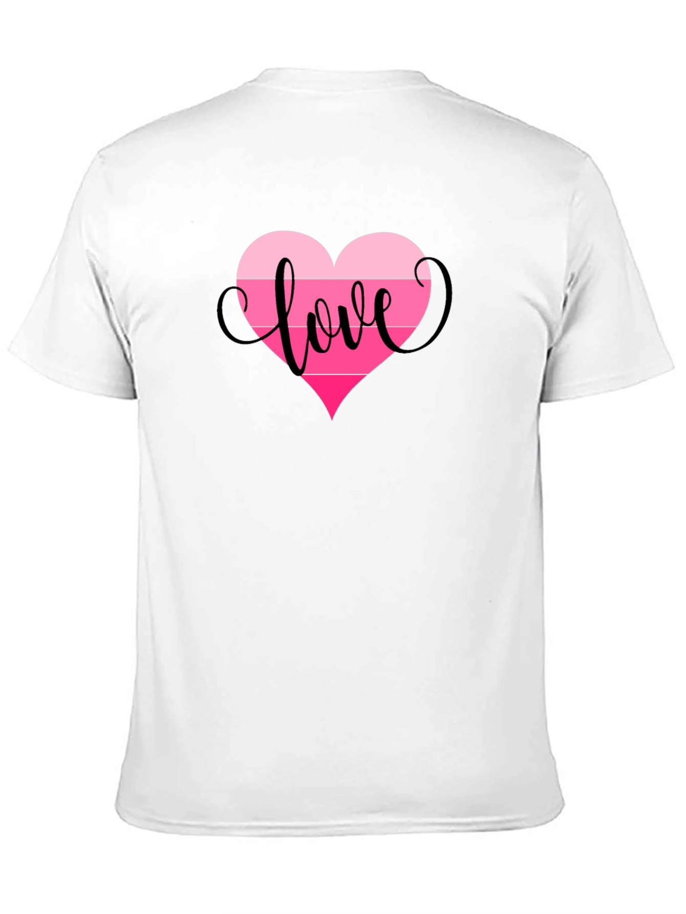 Love Heart Graphic Tee - Black