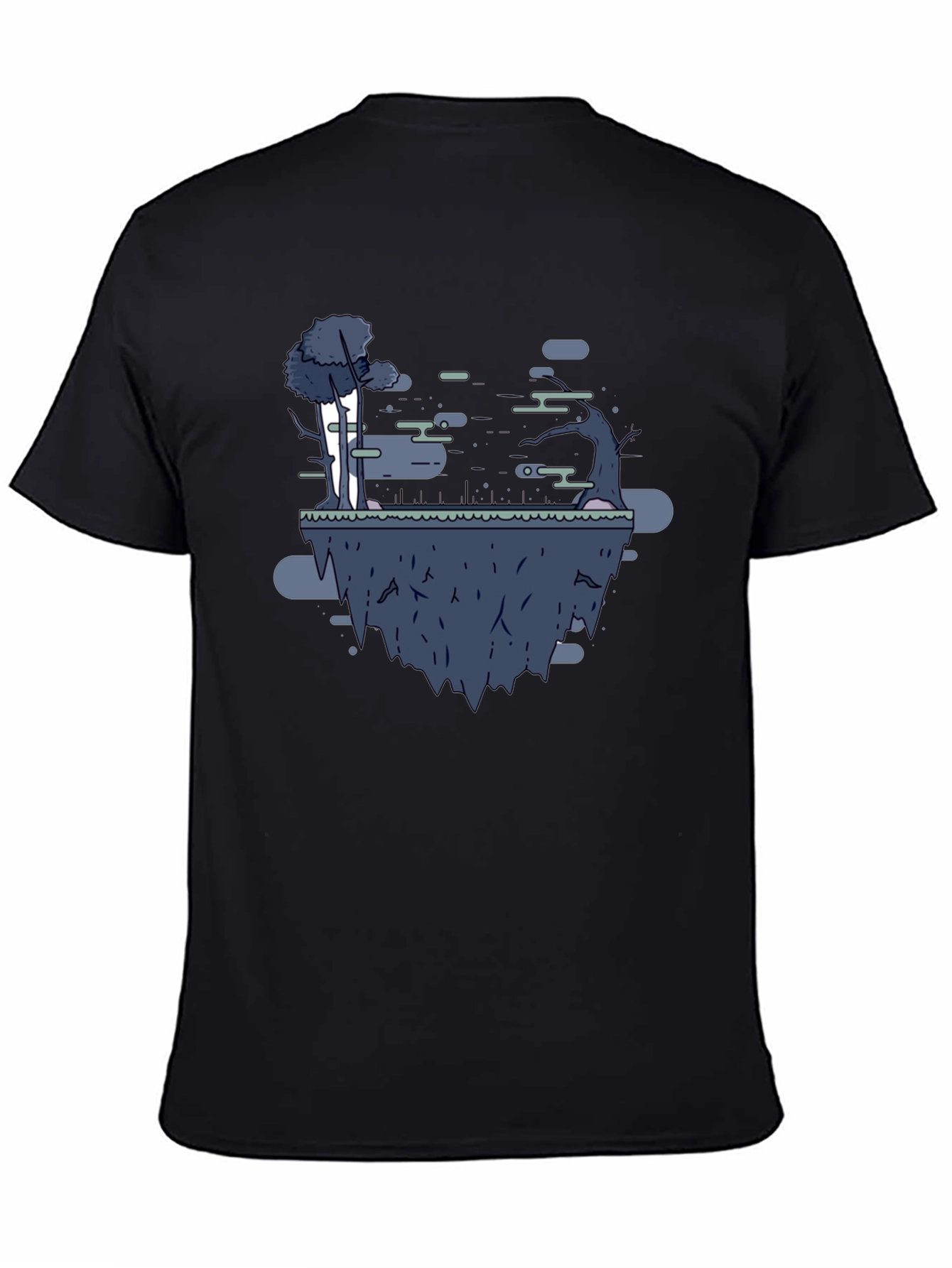 Cartoon Floating Island T-Shirt