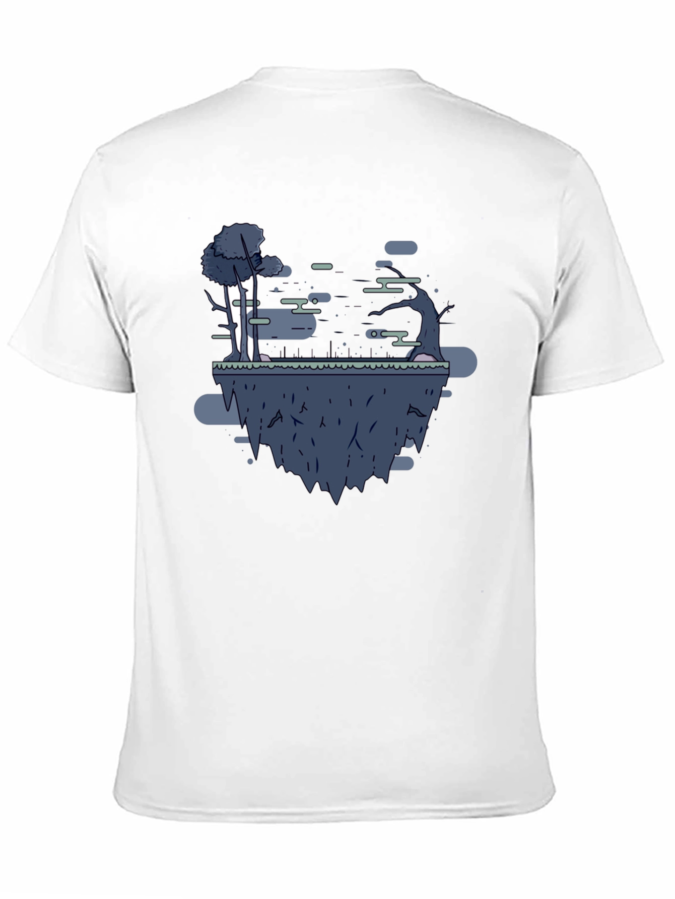 Cartoon Floating Island T-Shirt