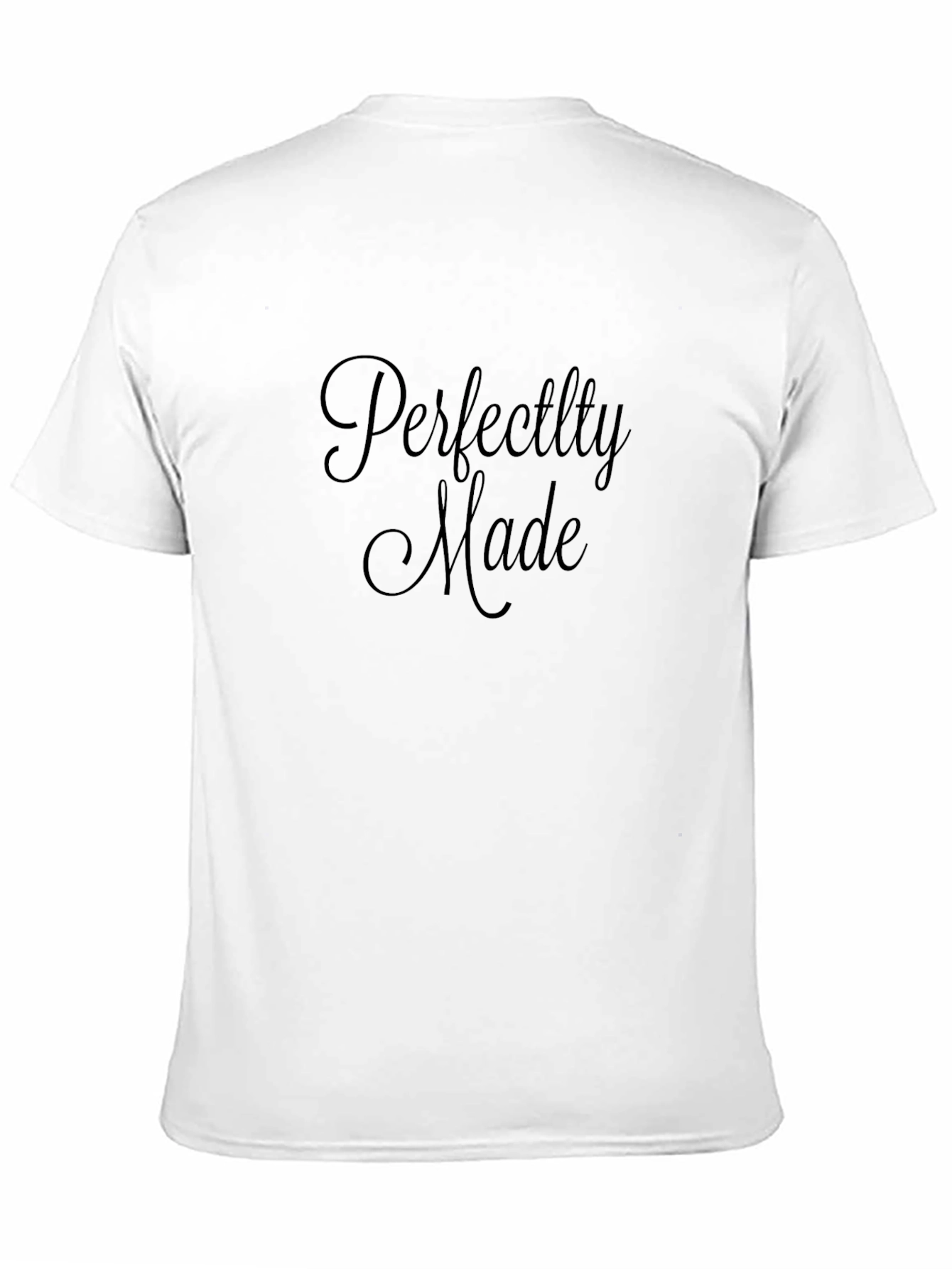 Perfectly Made Black Graphic Tee - Casual Comfort