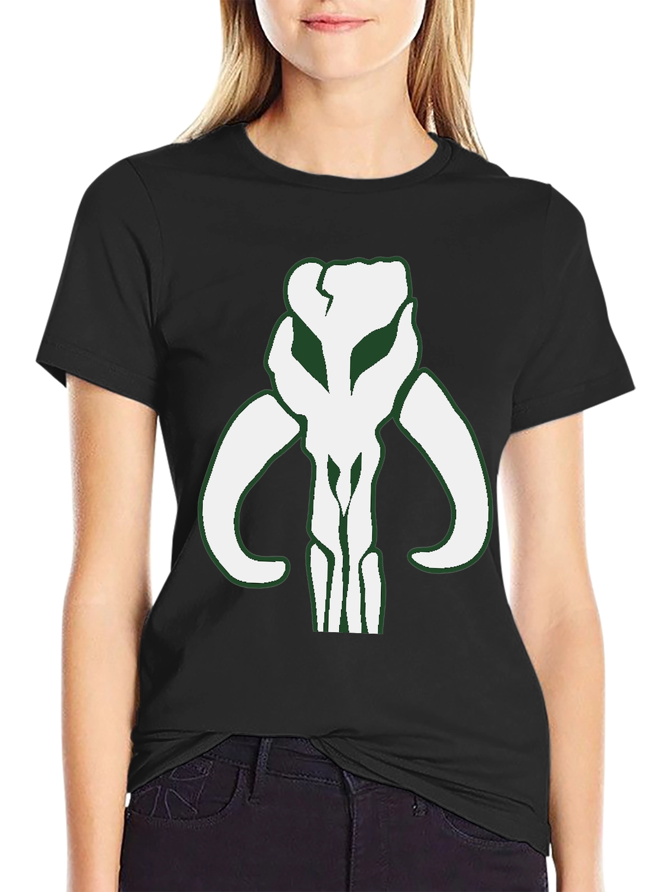 Mandalorian Skull Graphic T-Shirt