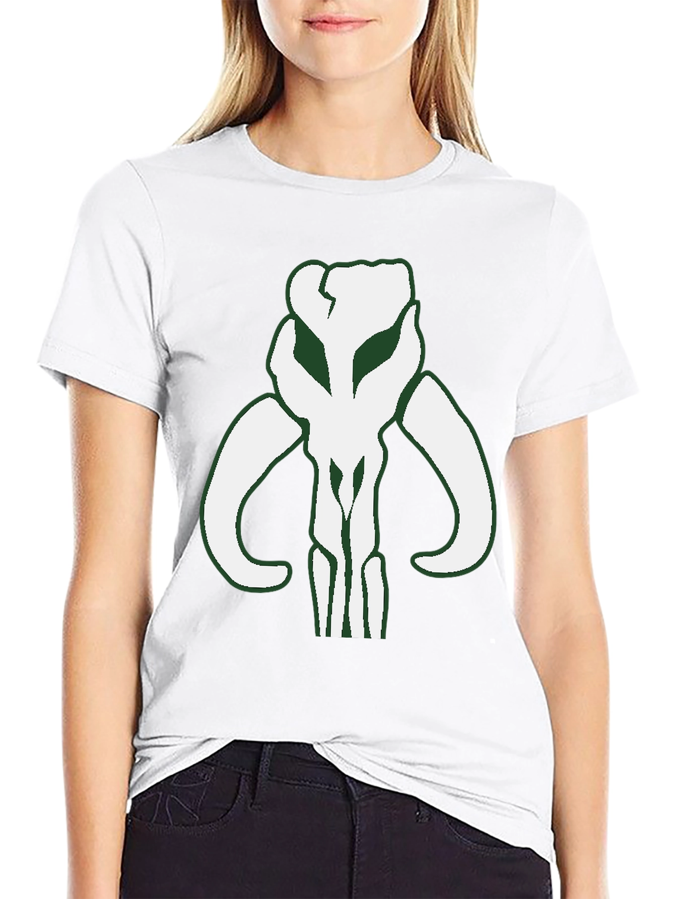 Mandalorian Skull Graphic T-Shirt