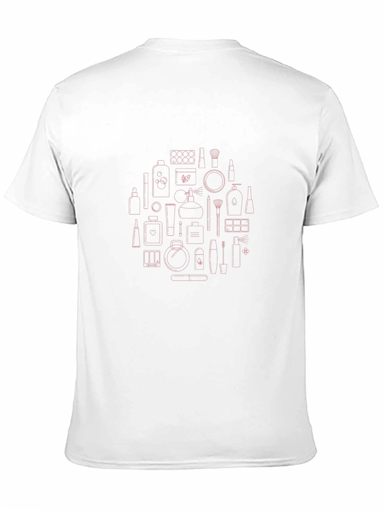 Cosmetic Circle Graphic Black T-Shirt
