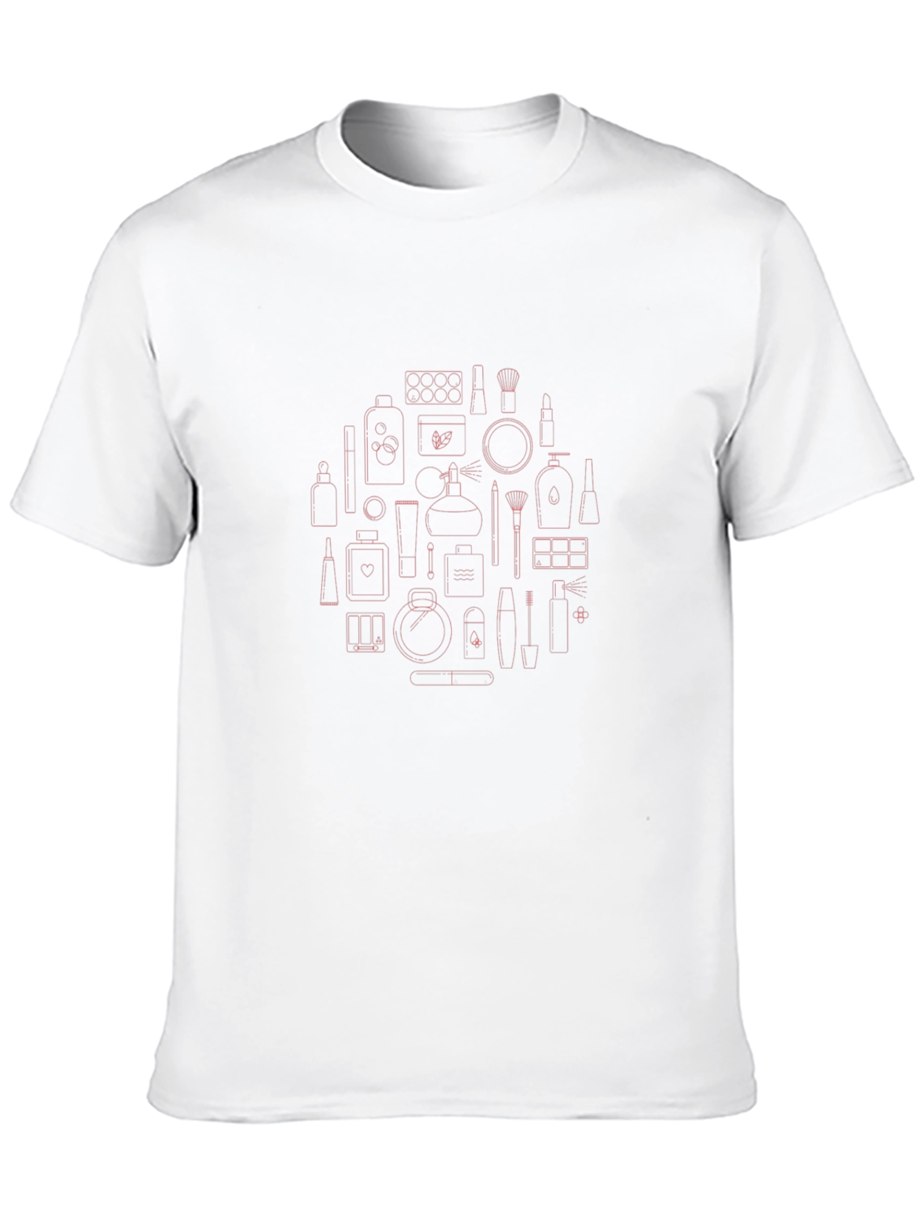 Cosmetic Circle Graphic Black T-Shirt