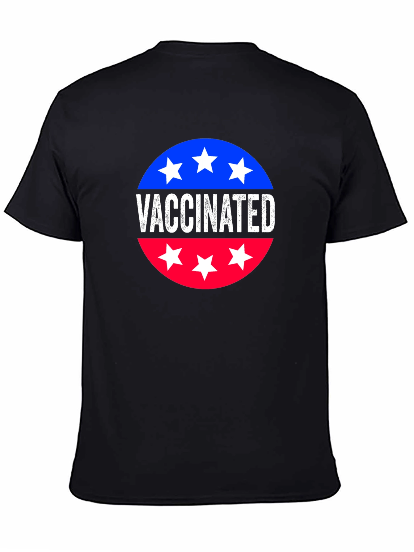 Vaccinated T-Shirt Patriotic Style