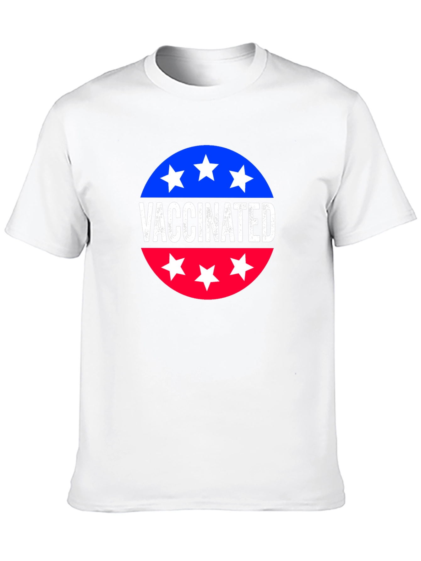 Vaccinated T-Shirt Patriotic Style