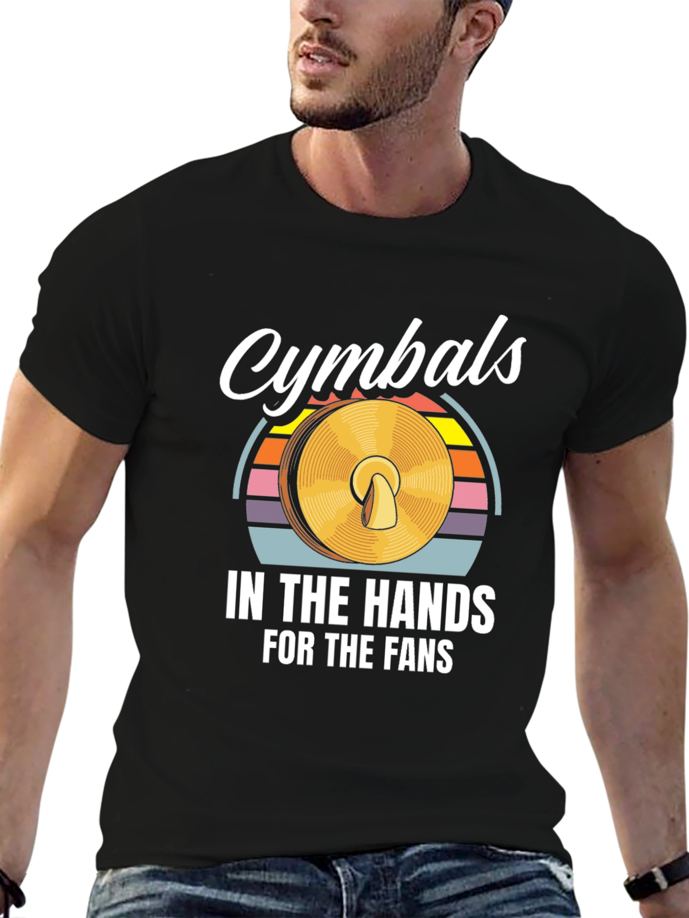Cymbals Drummer Fan T-Shirt Music Player