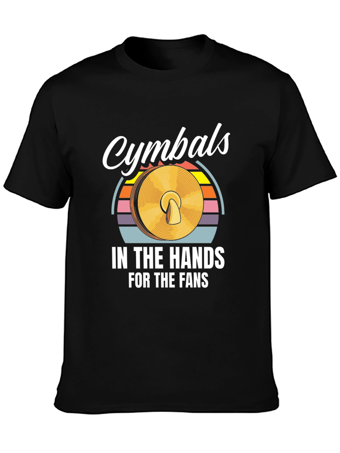 Cymbals Drummer Fan T-Shirt Music Player