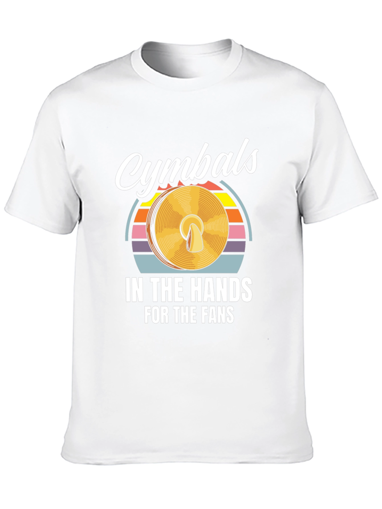 Cymbals Drummer Fan T-Shirt Music Player